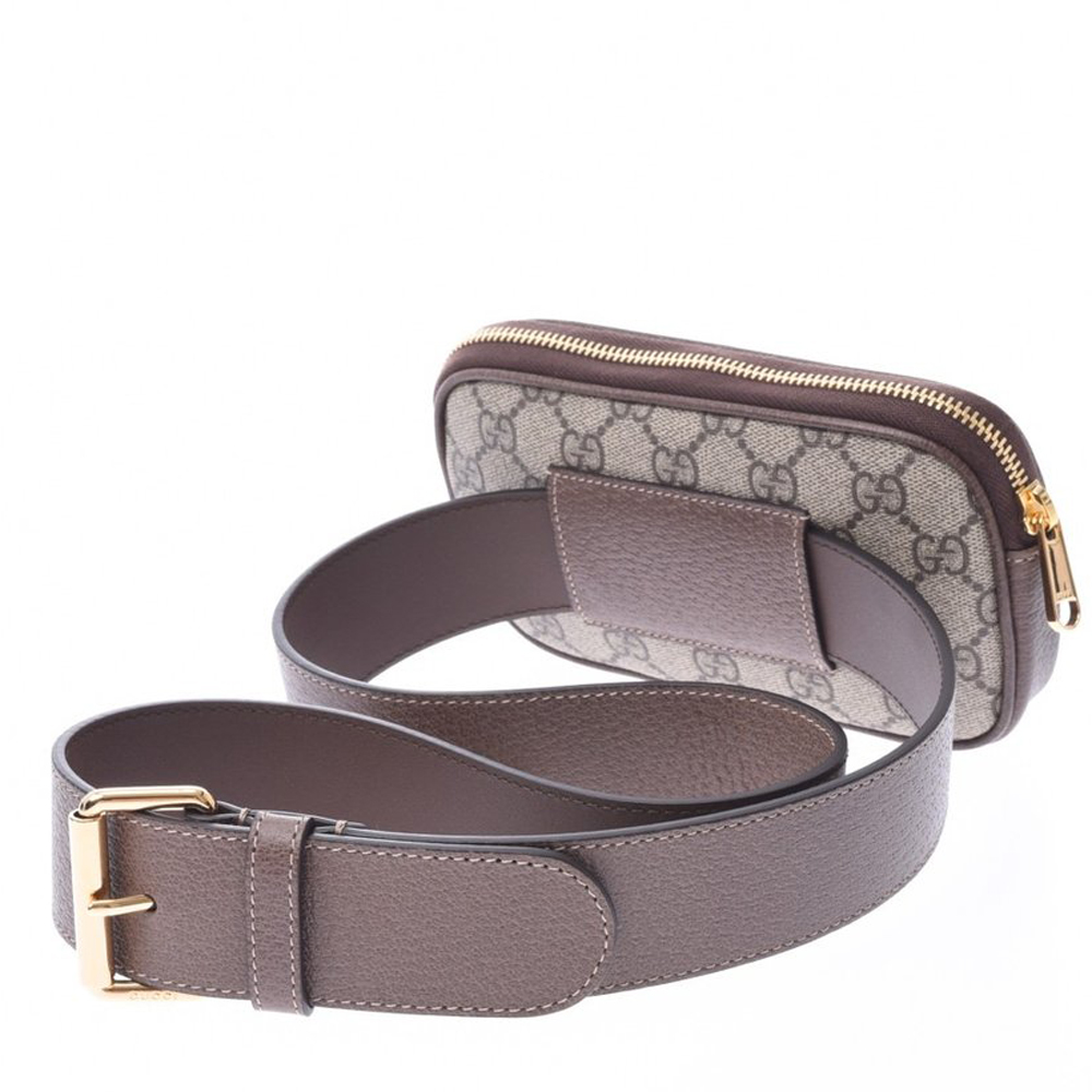 

Gucci Beige Ophidia GG Supreme Canvas Belt Pouch