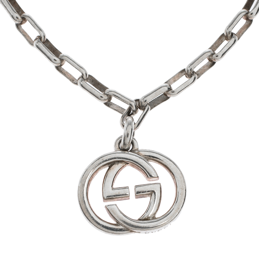 Gucci GG Interlocking Silver Chain Link Bracelet Gucci | TLC