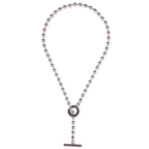 Gucci Silver Necklace with T-bar Gucci 