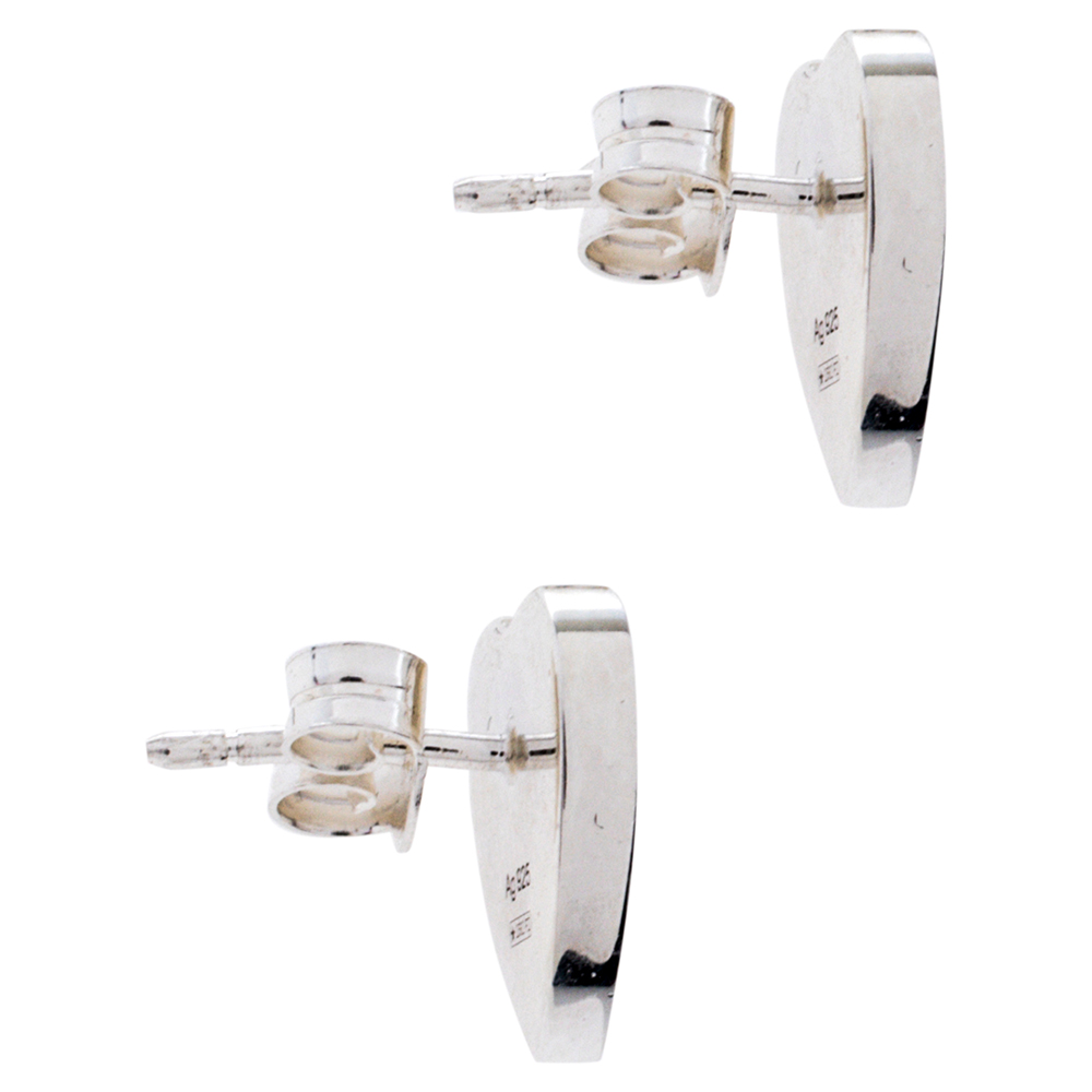 

Gucci Sterling Silver Heart Stud Earrings