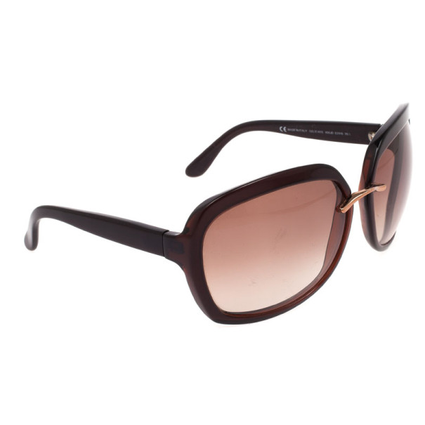 مملوكة مسبقًا Gucci Brown Square Womens Sunglasses