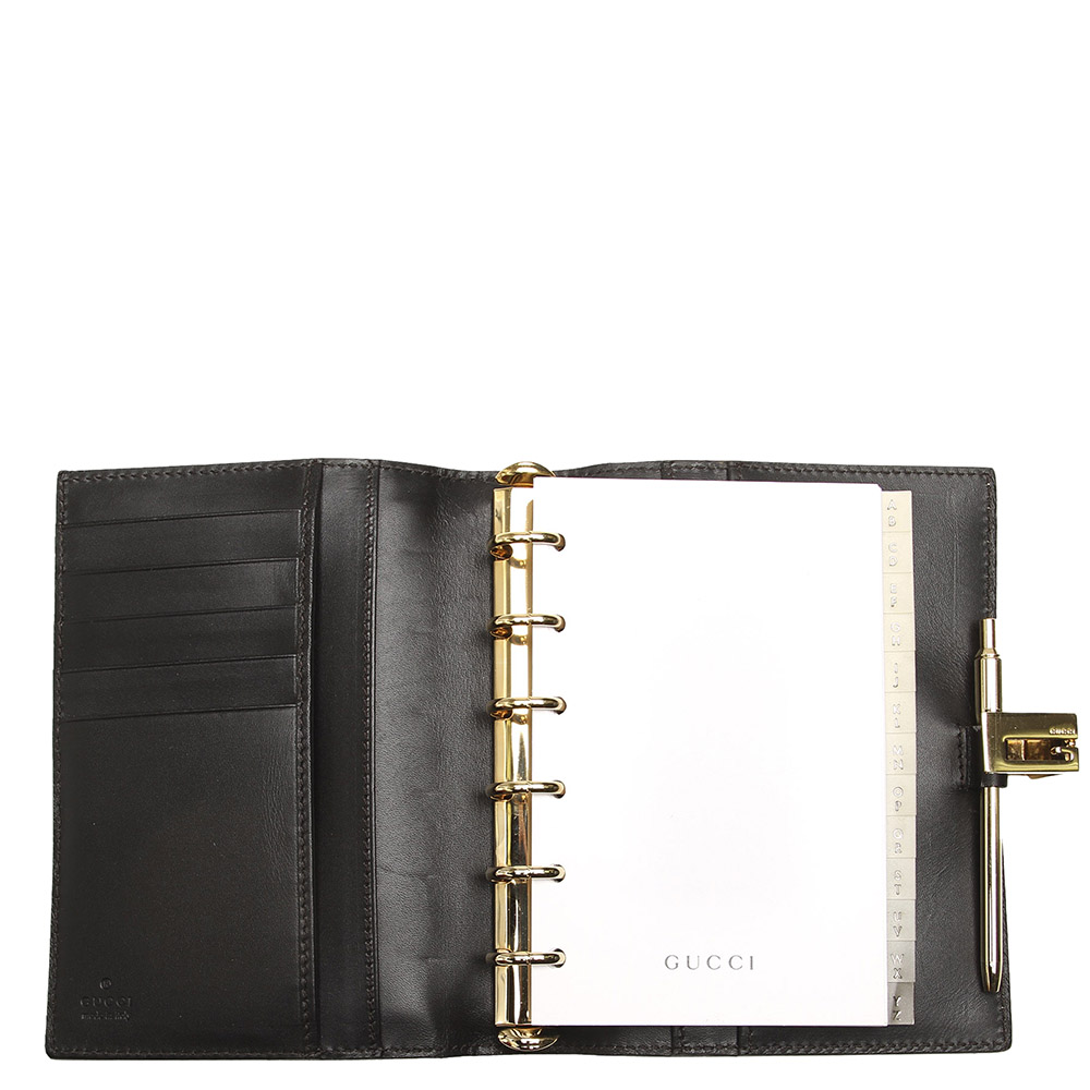 

Gucci Light Brown/Brown Python Leather Agenda