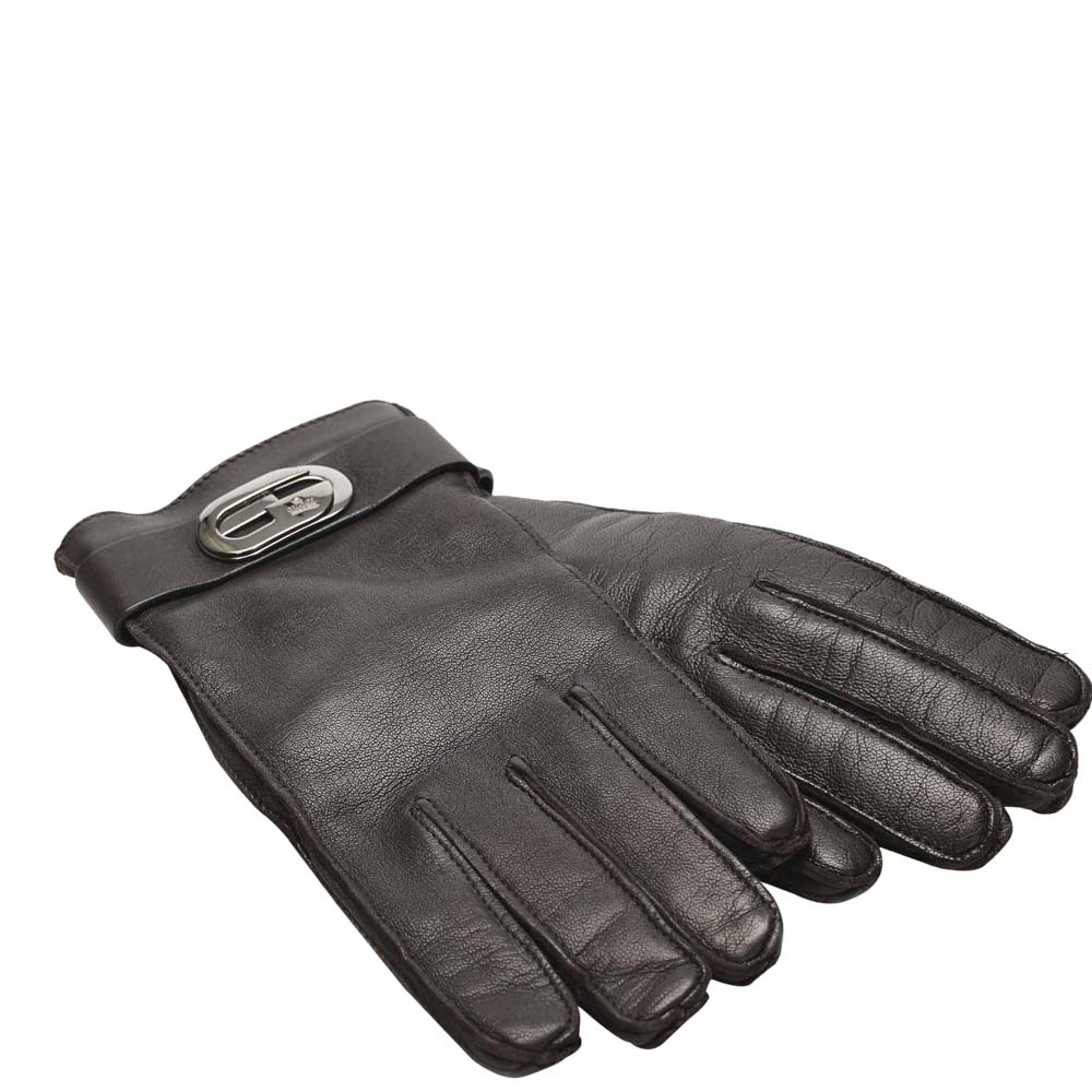 

Gucci Black Leather Gloves