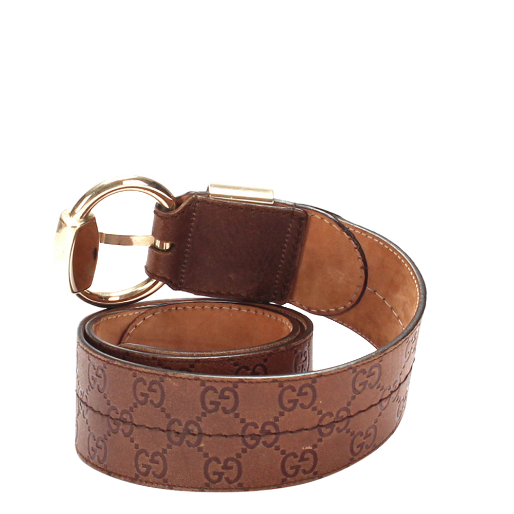 

Gucci Brown Guccissima Leather Belt