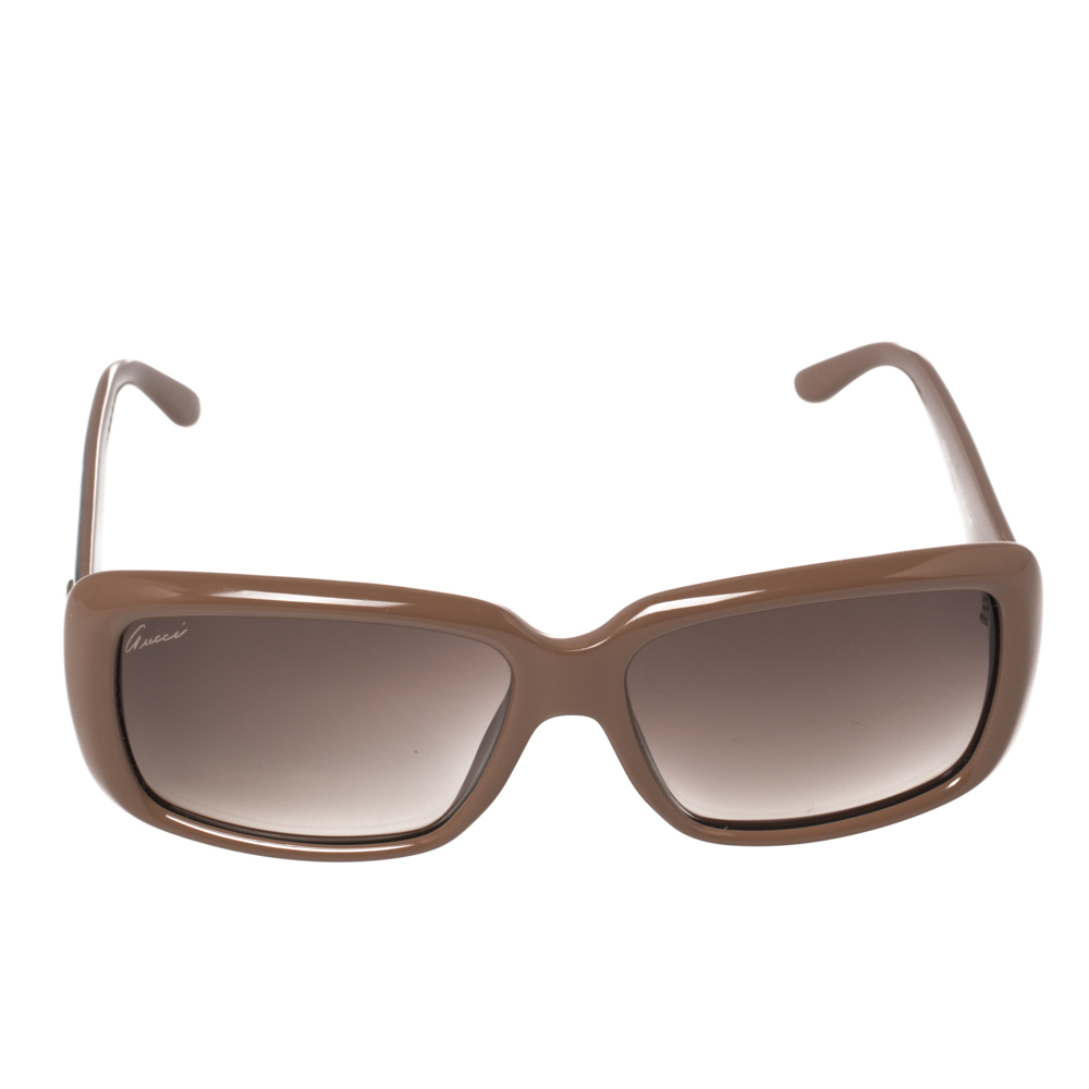

Gucci Brown GG3575/S Rectangle Gradient Sunglasses