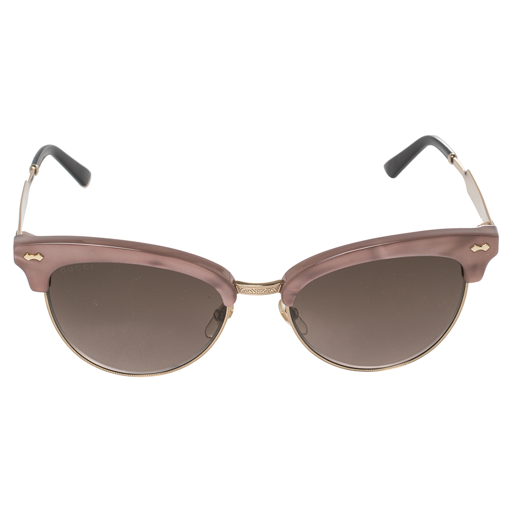 

Gucci Brown/Pink Acetate GG4283S Gradient Cat Eye Sunglasses