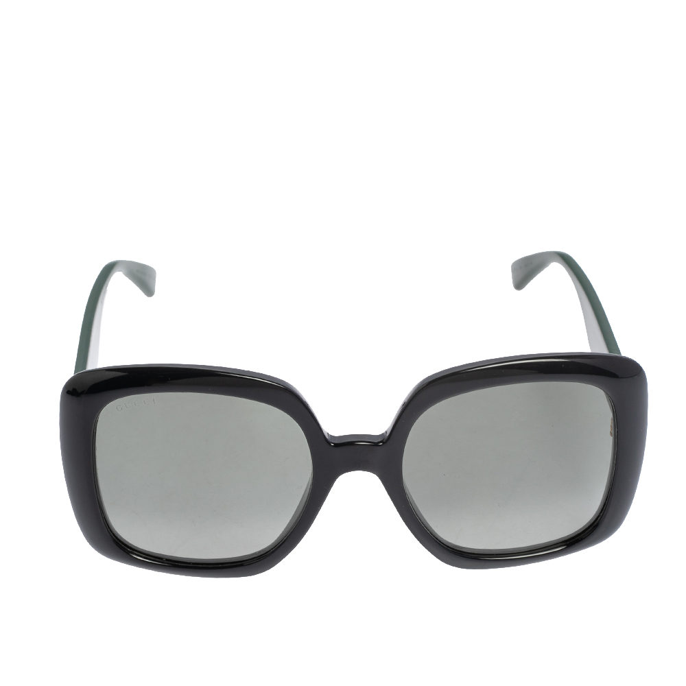 

Gucci Black/Web GG0713S Oversized Sunglasses, Grey