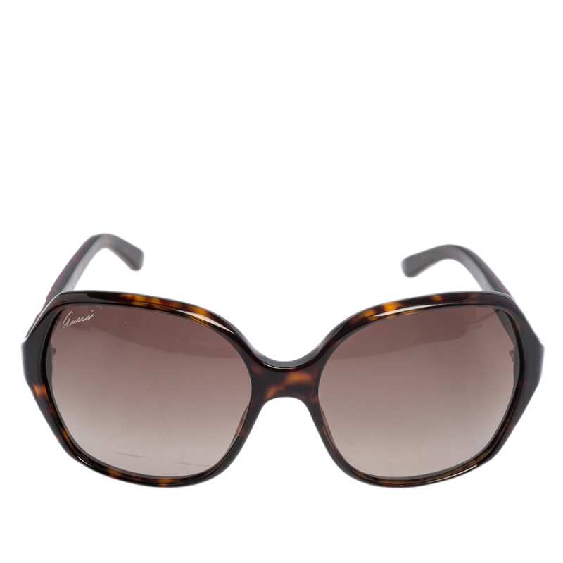 

Gucci Brown Tortoise GG 3538/S Gradient Oversize Sunglasses