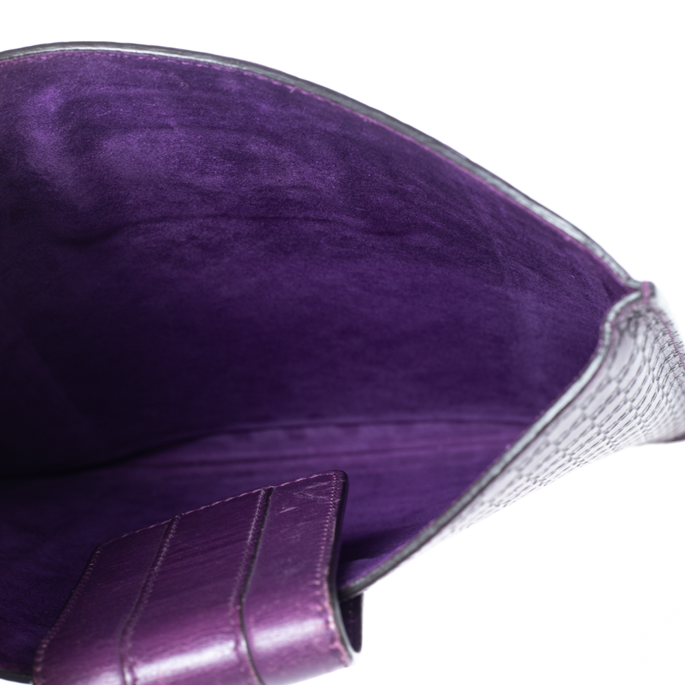 

Gucci Purple Microguccissima Leather Tablet Case