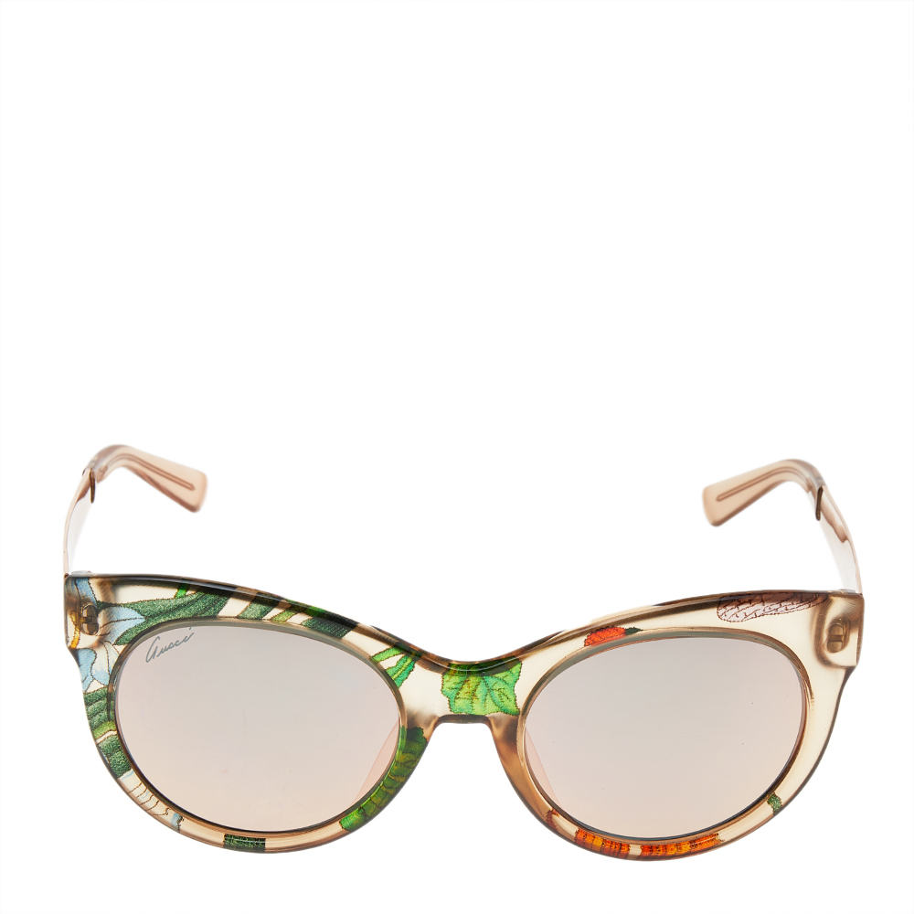 

Gucci Multicolor Printed Optyl/Grey GG 3740/S Cat-Eye Sunglasses