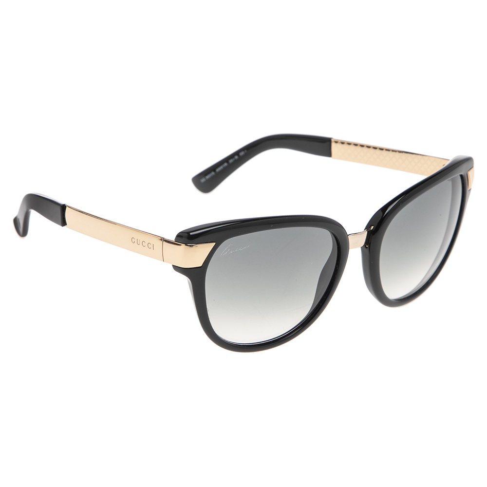 

Gucci Black Acetate GG3651/S Gradient Cat Eye Sunglasses