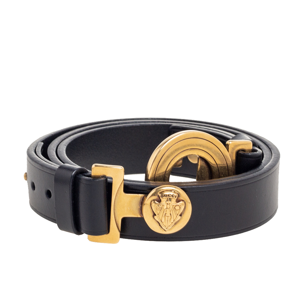 

Gucci Black Leather Hysteria Belt