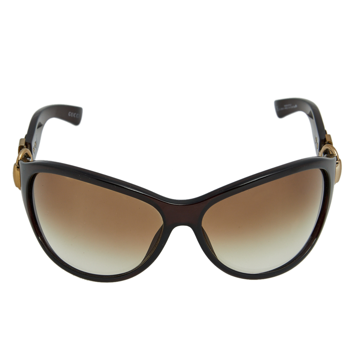 

Gucci Brown/Gradient GG2981/S Buckle Frame Oversized Sunglasses