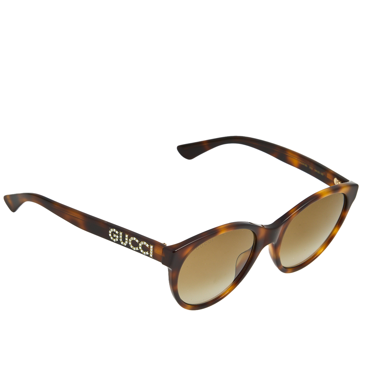 Pre-owned Gucci Brown/brown Gradient Gg0419s Sunglasses