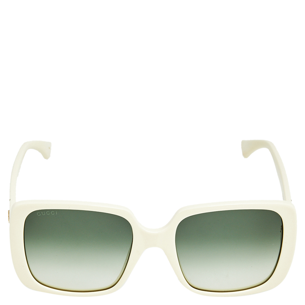 

Gucci Cream/Grey Gradient GG0632S Square Sunglasses