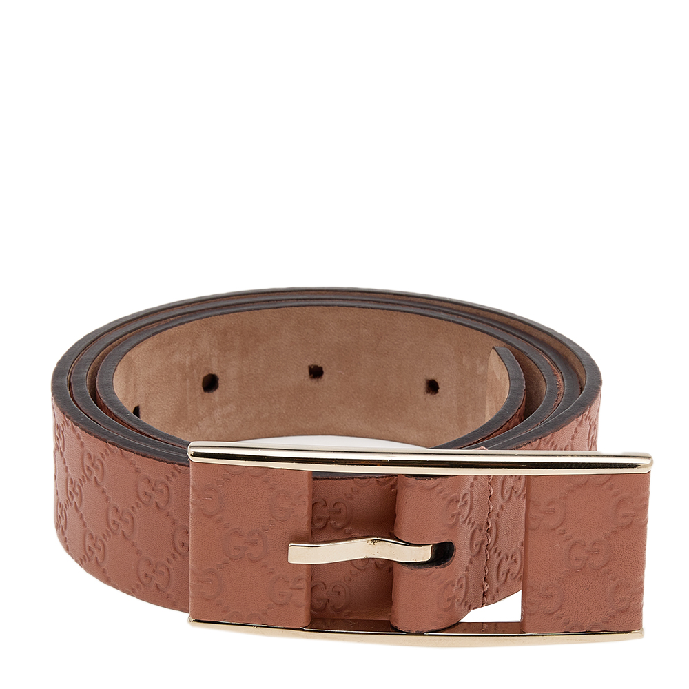 

Gucci Beige Microguccissima Leather Waist Belt