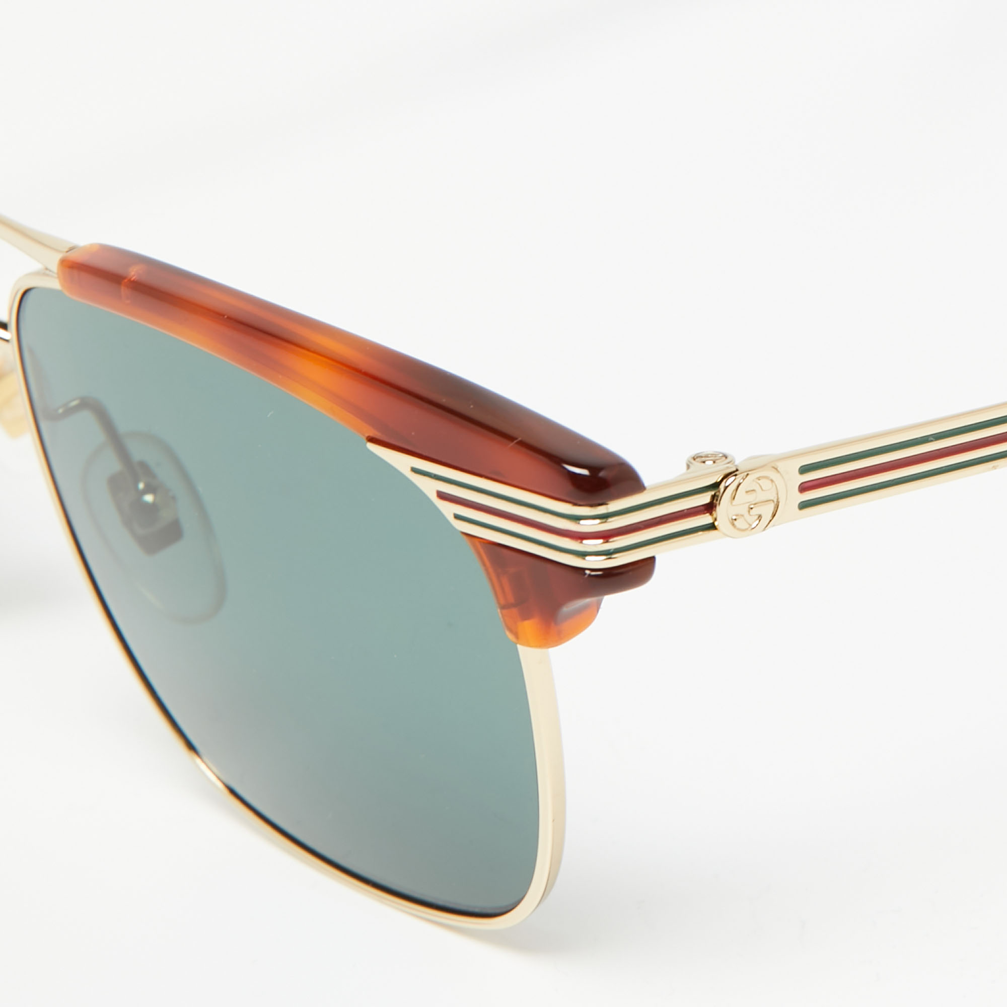 

Gucci Brown Havana GG0287S Aviator Sunglasses