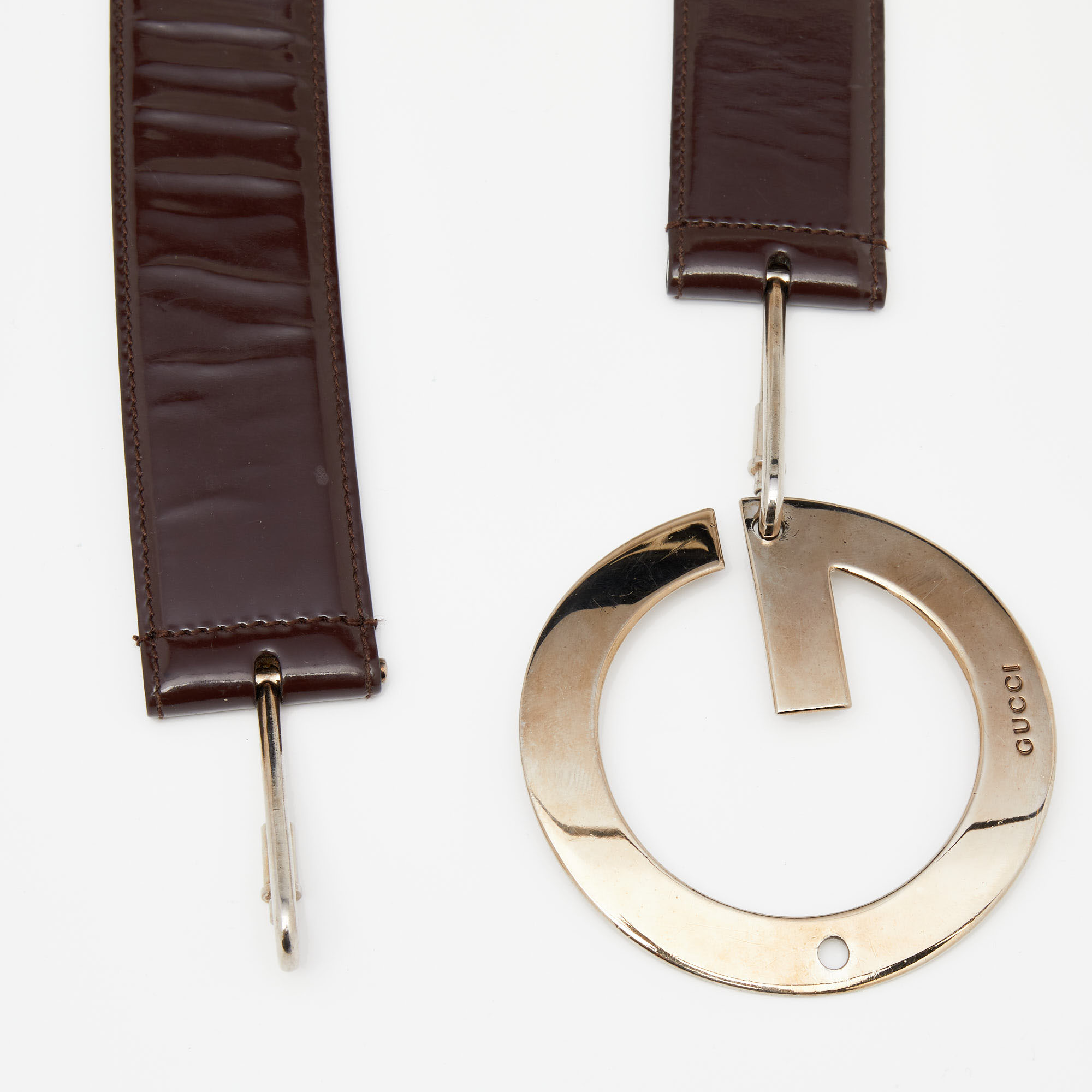 

Gucci Dark Brown Leather G Buckle Belt