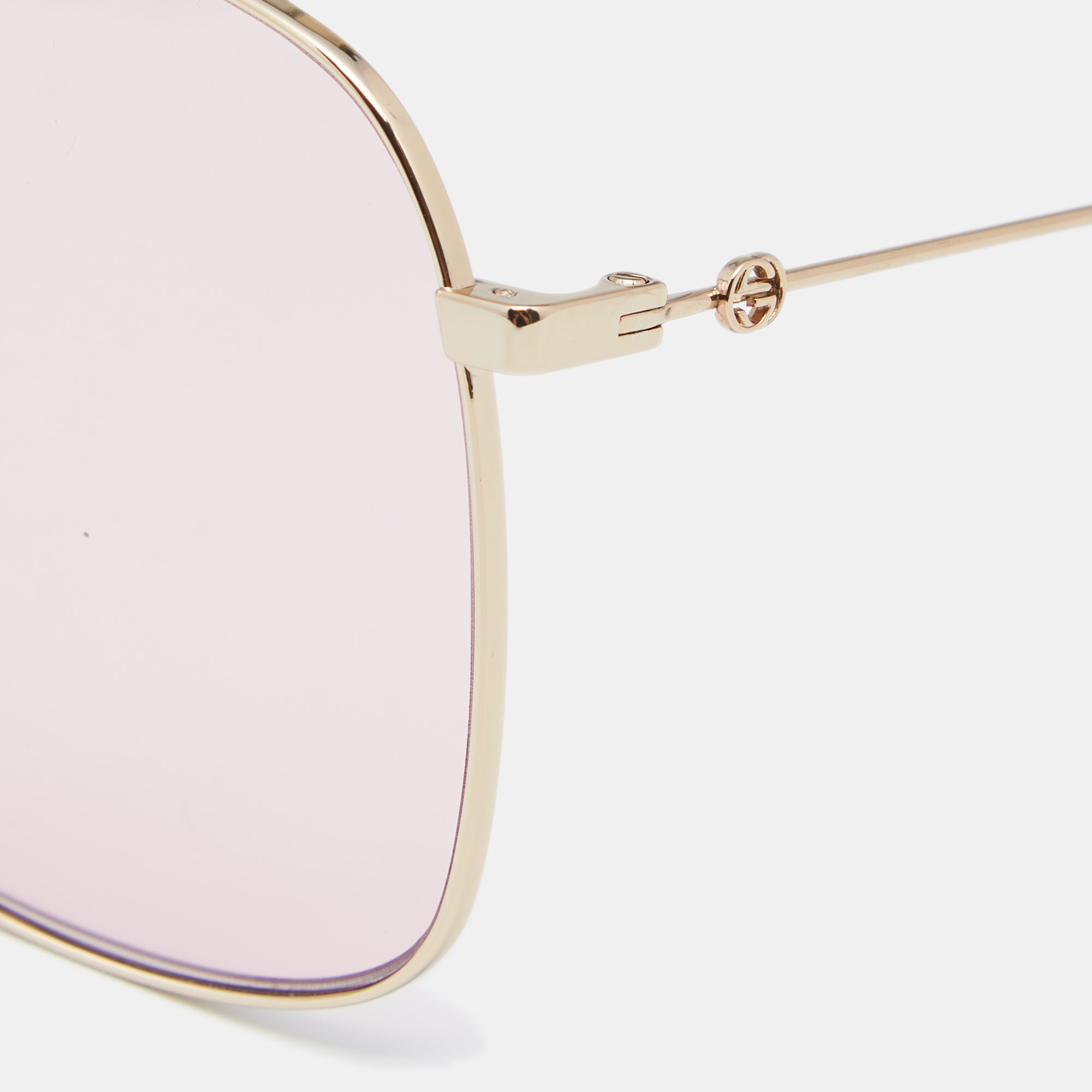 

Gucci Pink GG0394S Rectangular Gradient Sunglasses