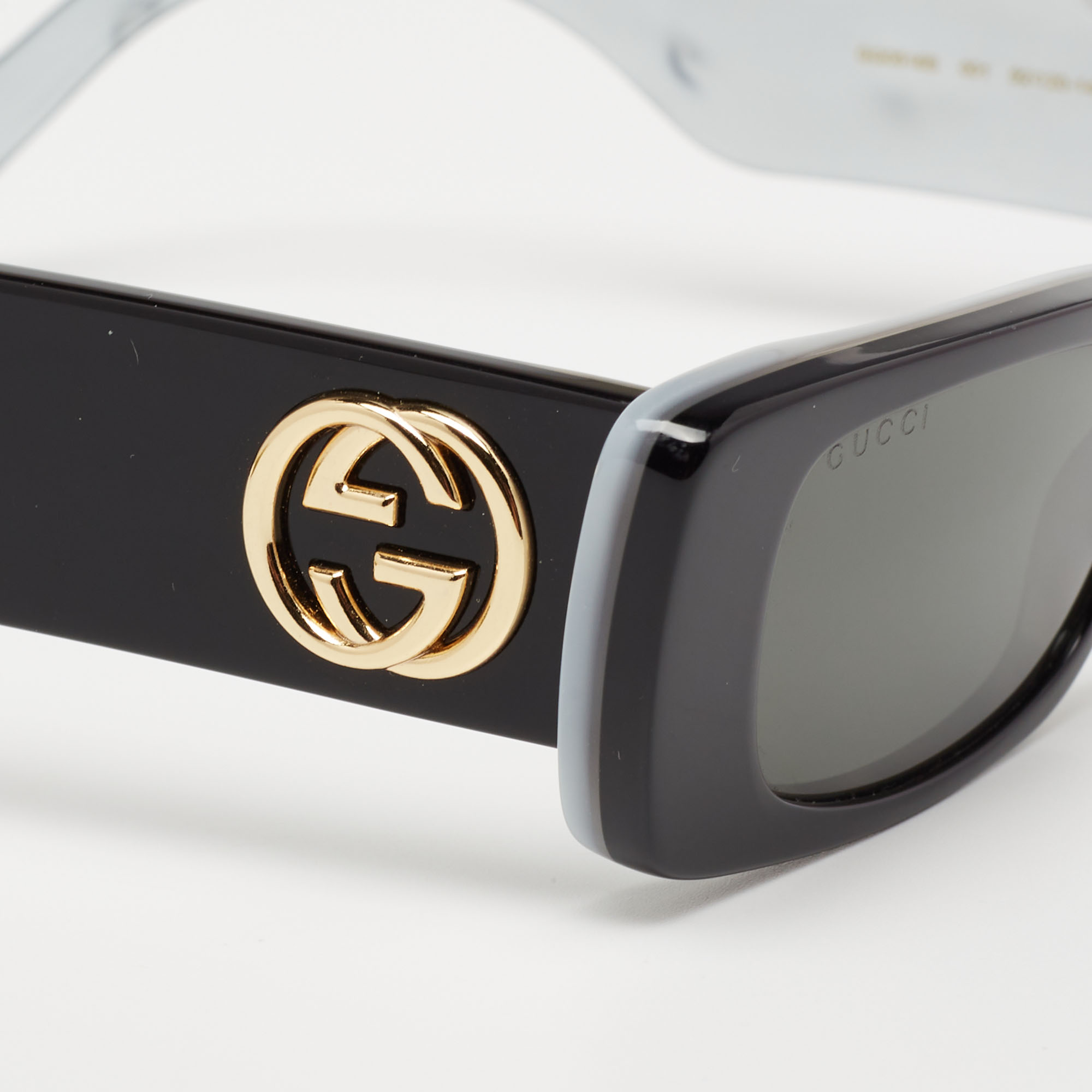 

Gucci Black GG0516S Rectangle Sunglasses