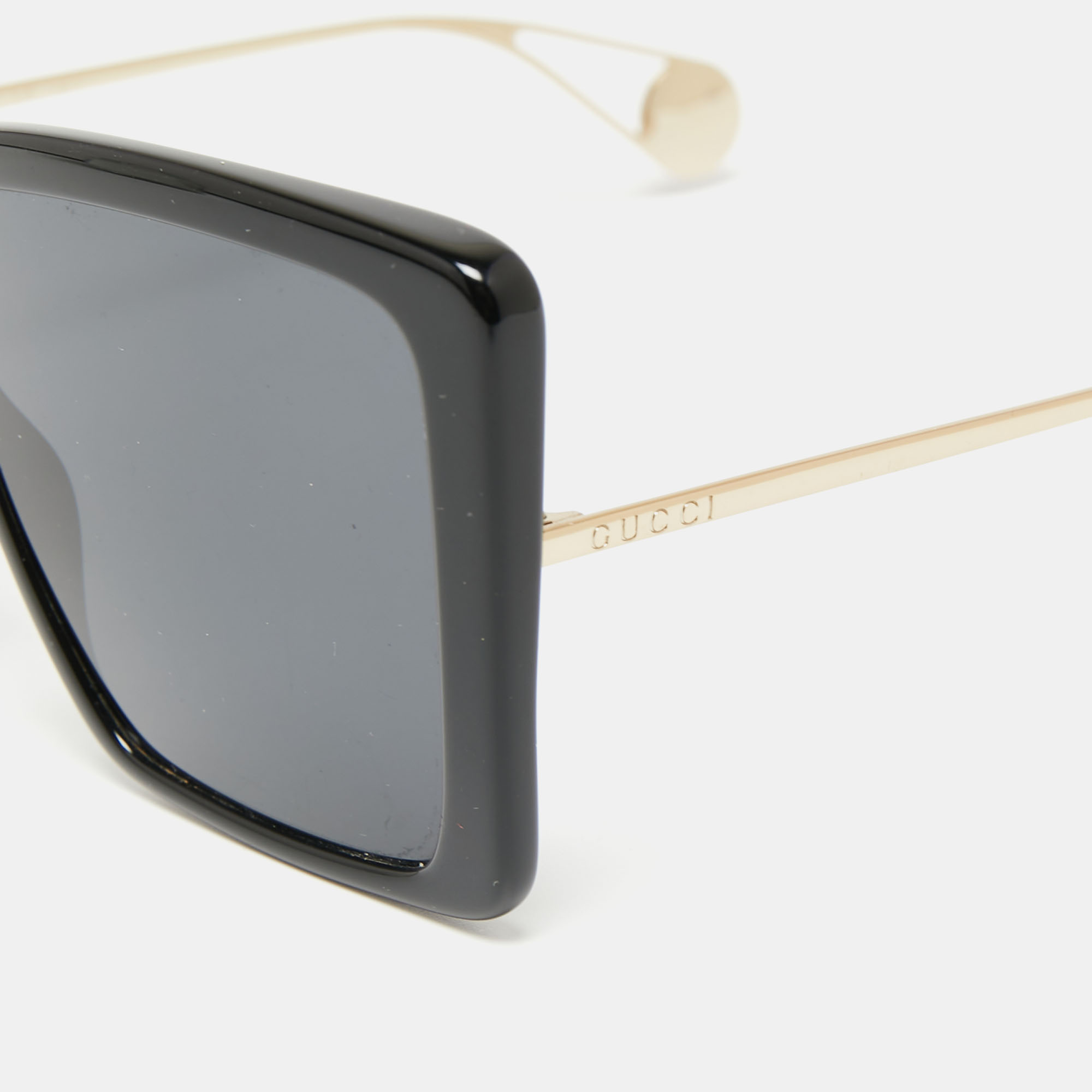 

Gucci Black GG0434S Oversized Square Sunglasses