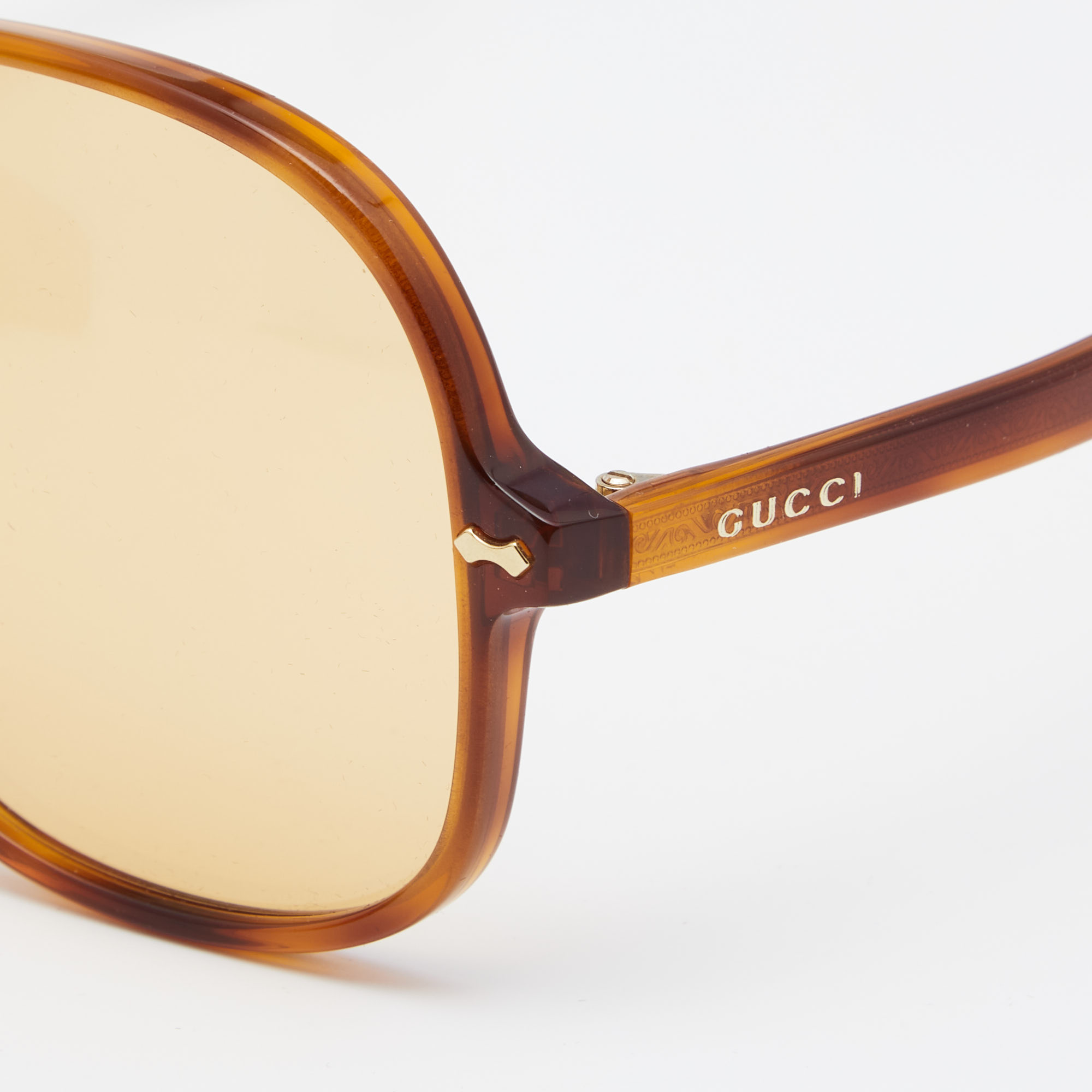 

Gucci Brown Havana GG0706S Oversized Sunglasses