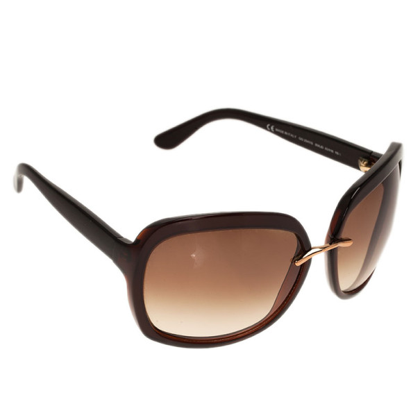 مملوكة مسبقًا Gucci Brown GG2941Square Sunglasses