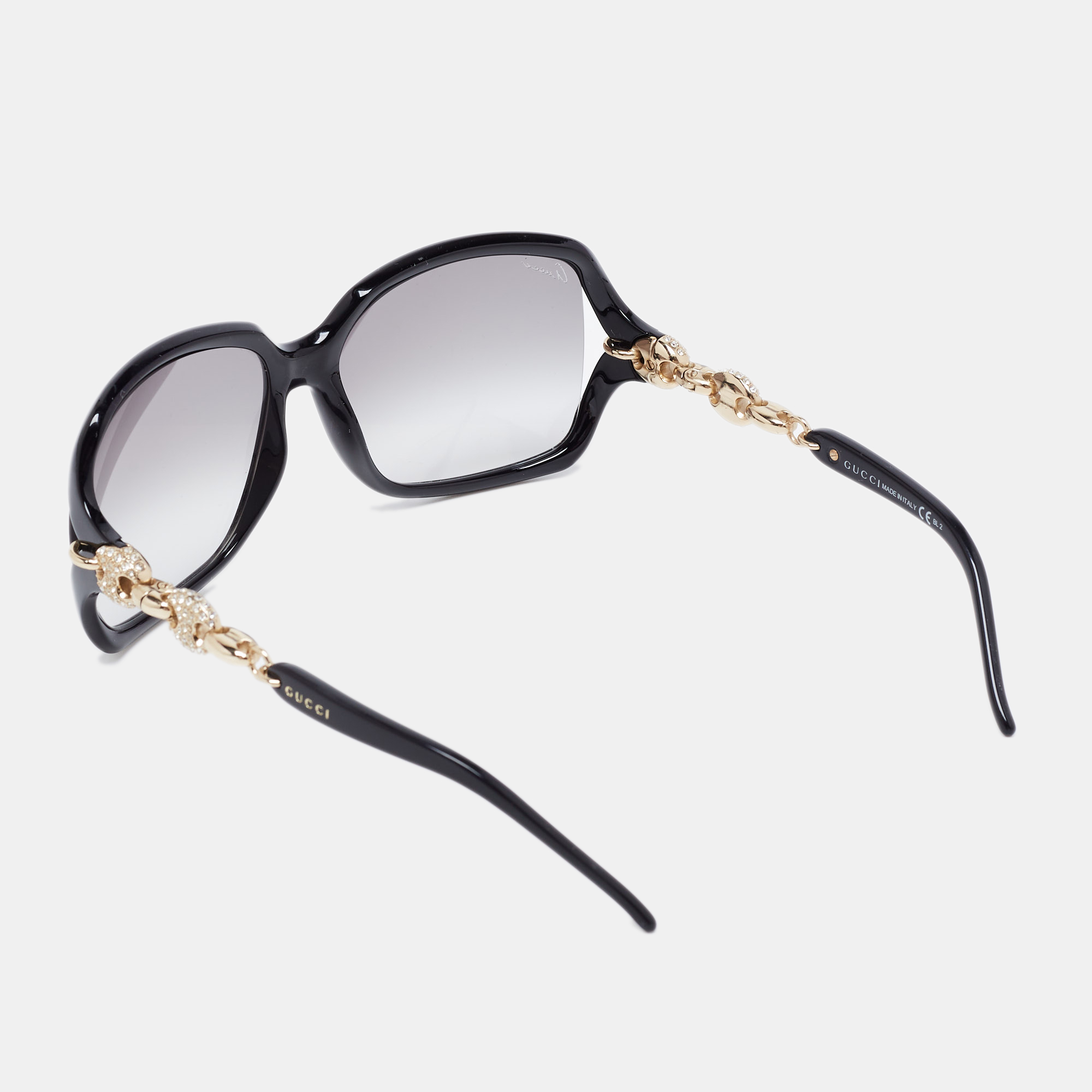 

Gucci Black GG 3584/N/S Crystal Embellished Square Sunglasses