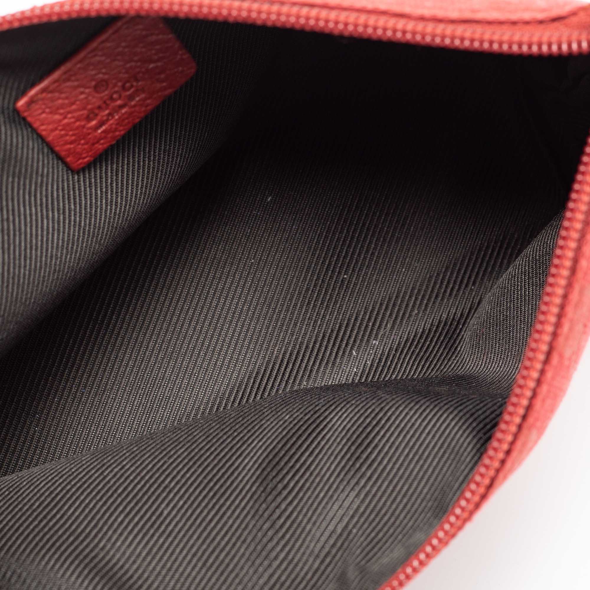 

Gucci Red GG Canvas Cosmetic Pouch