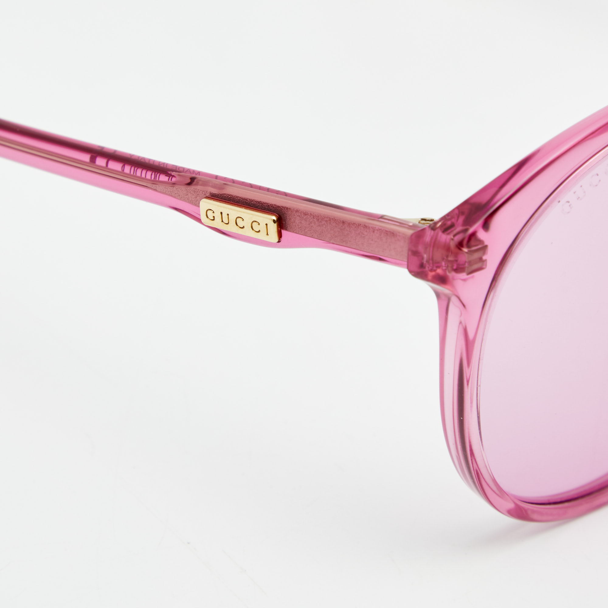 

Gucci Pink GG0257S Gradient Sunglasses