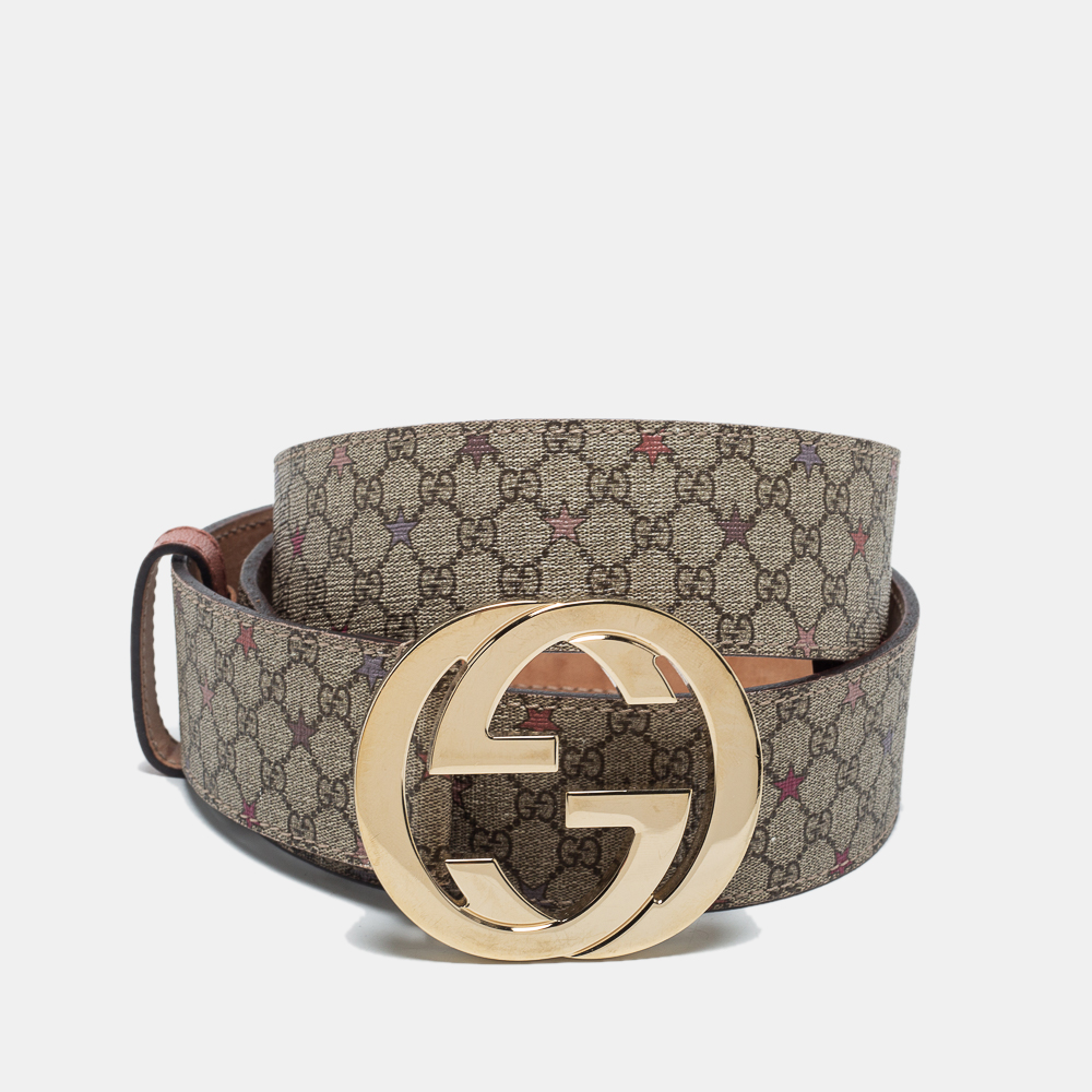 Gucci Belt in GG Supreme canvas, Women's Accessories