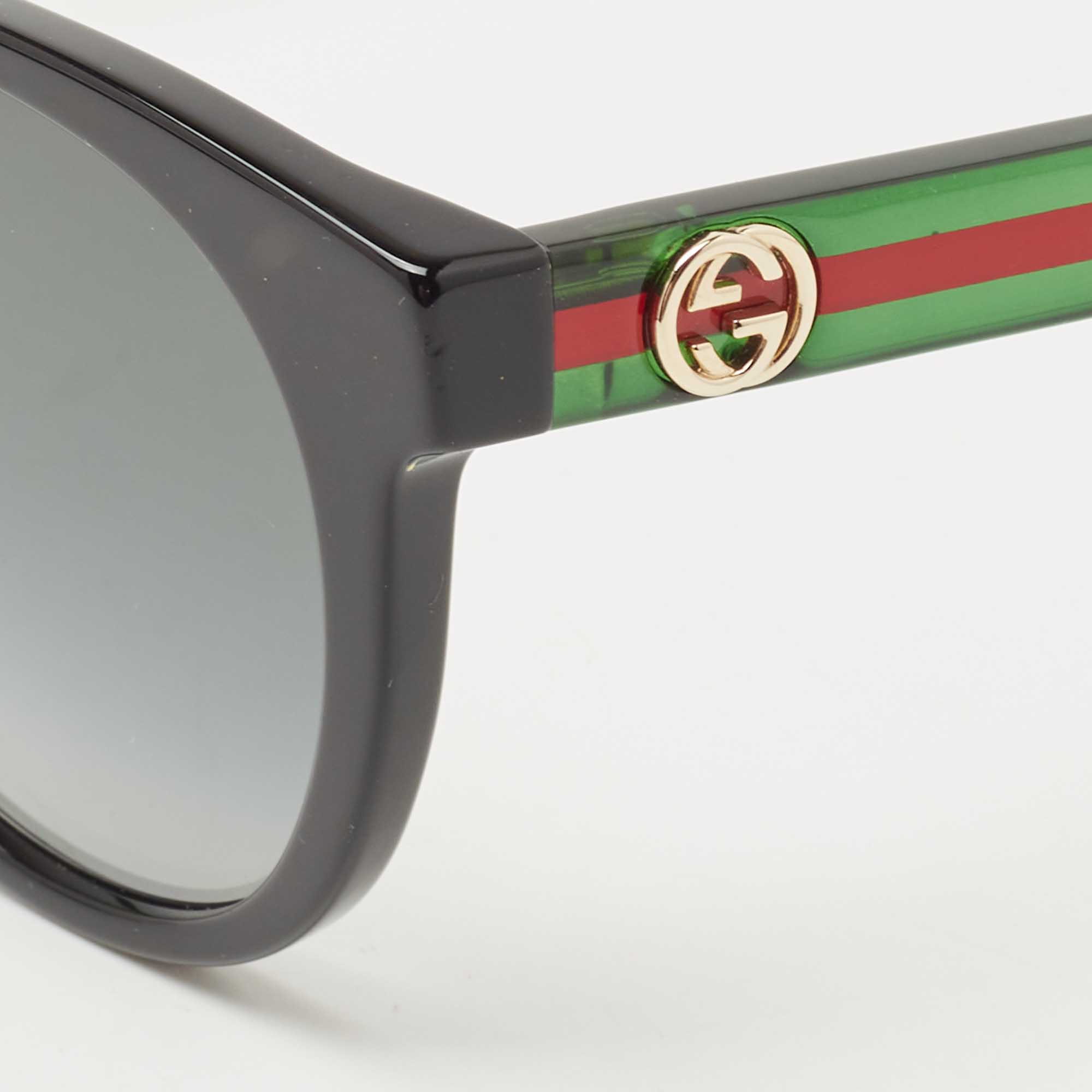 

Gucci Black/Green Interlocking G Gradient Sunglasses