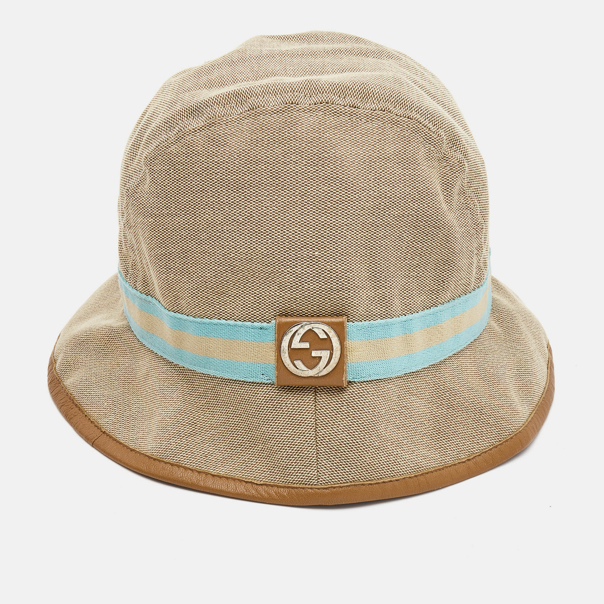 

Gucci Beige GG Canvas Bucket Hat