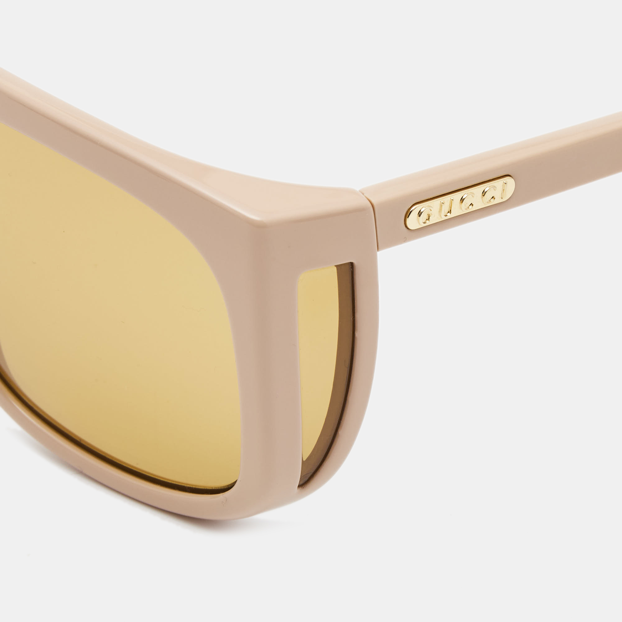 

Gucci Beige GG0467S Rectangular Sunglasses