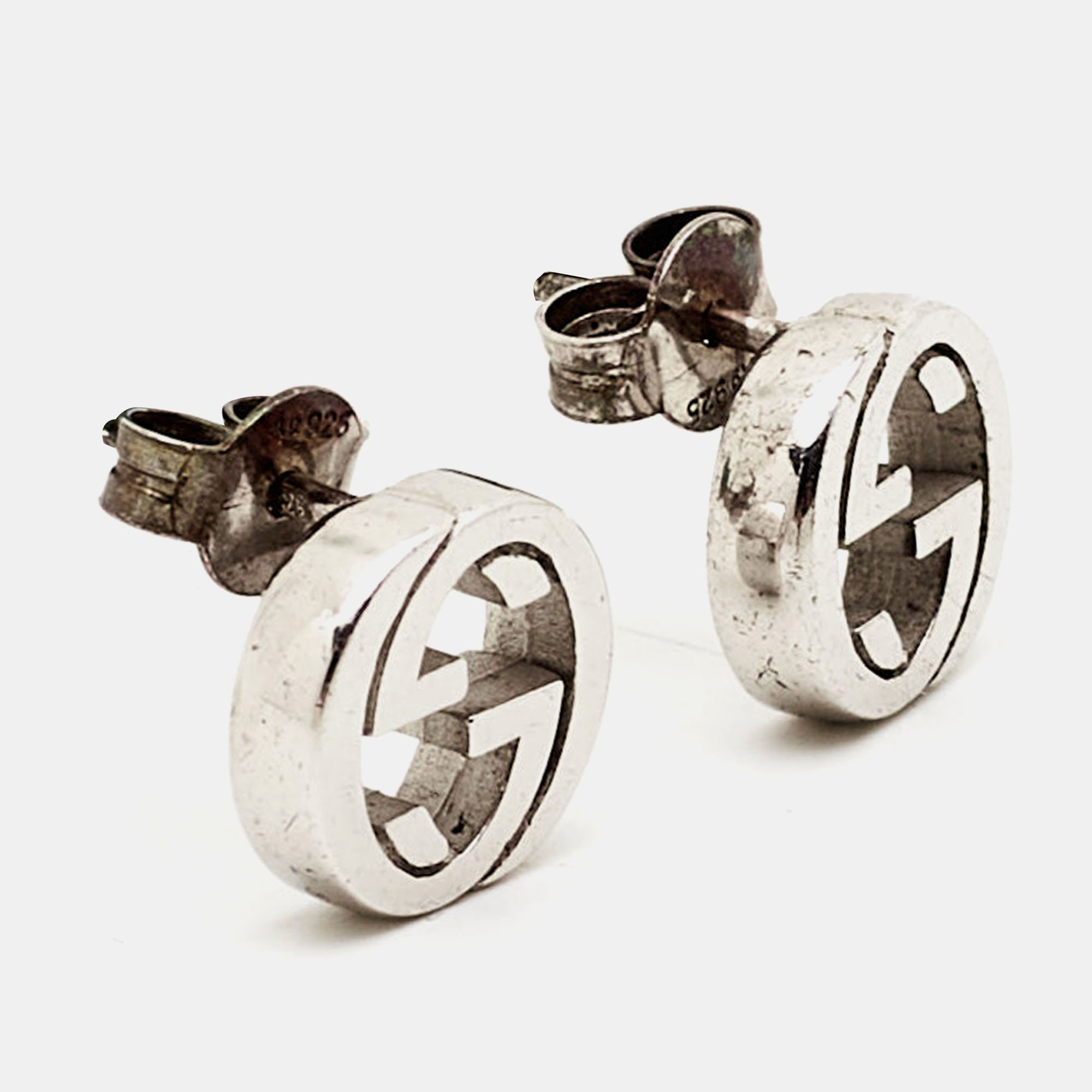 

Gucci GG Sterling Silver Stud Earrings