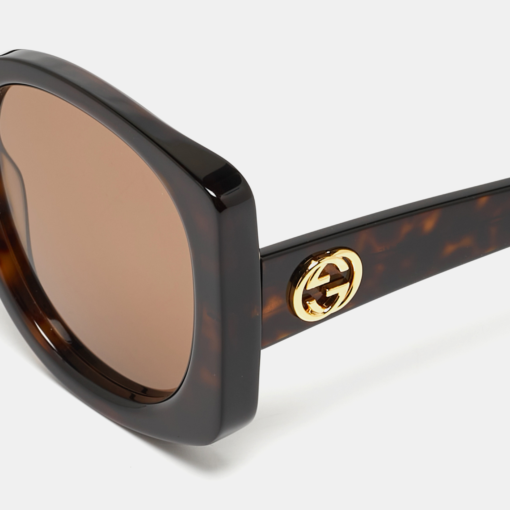 

Gucci Brown GG1257S Interlocking G Oversized Sunglasses