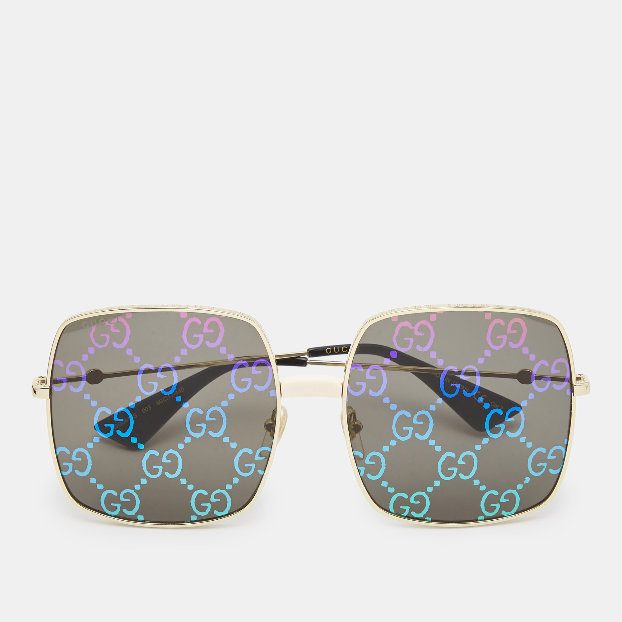 

Gucci Multicolor Guccissima GG414S Square Sunglasses