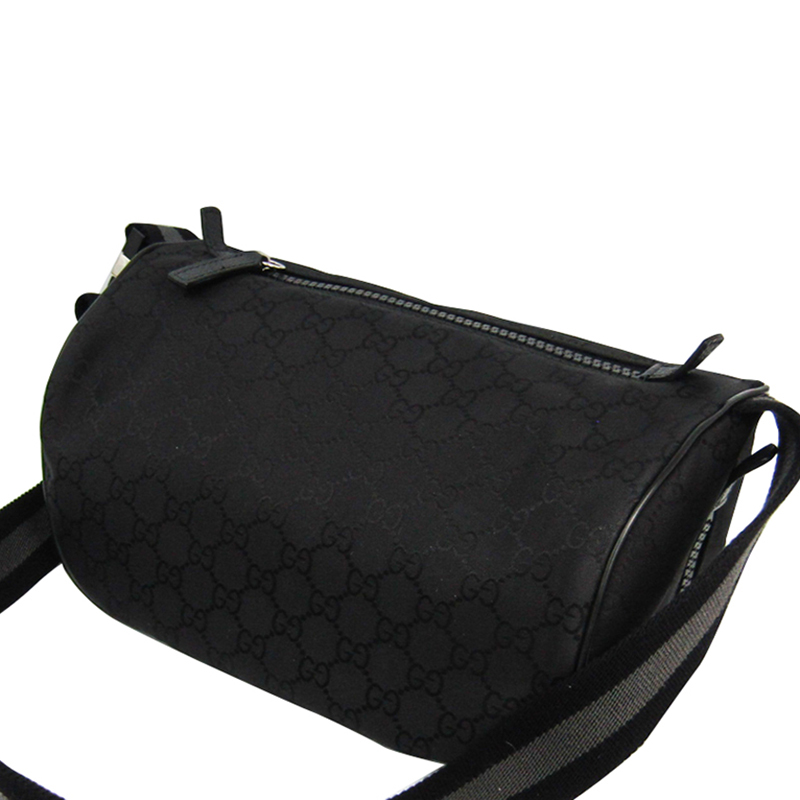 

Gucci Black Nylon Leather Fanny Pack