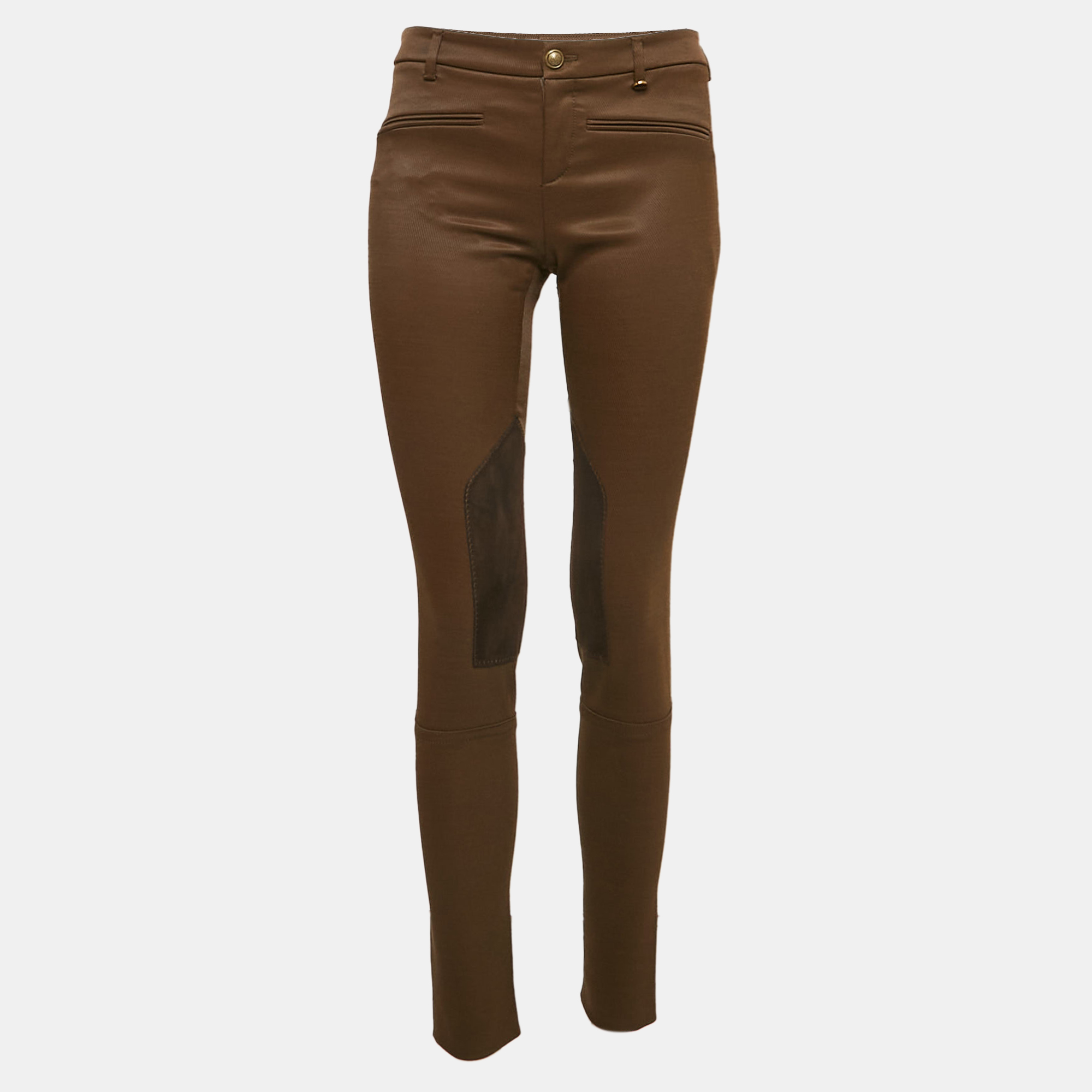 

Gucci Brown Cotton Blend Gabardine Breeches Pants S