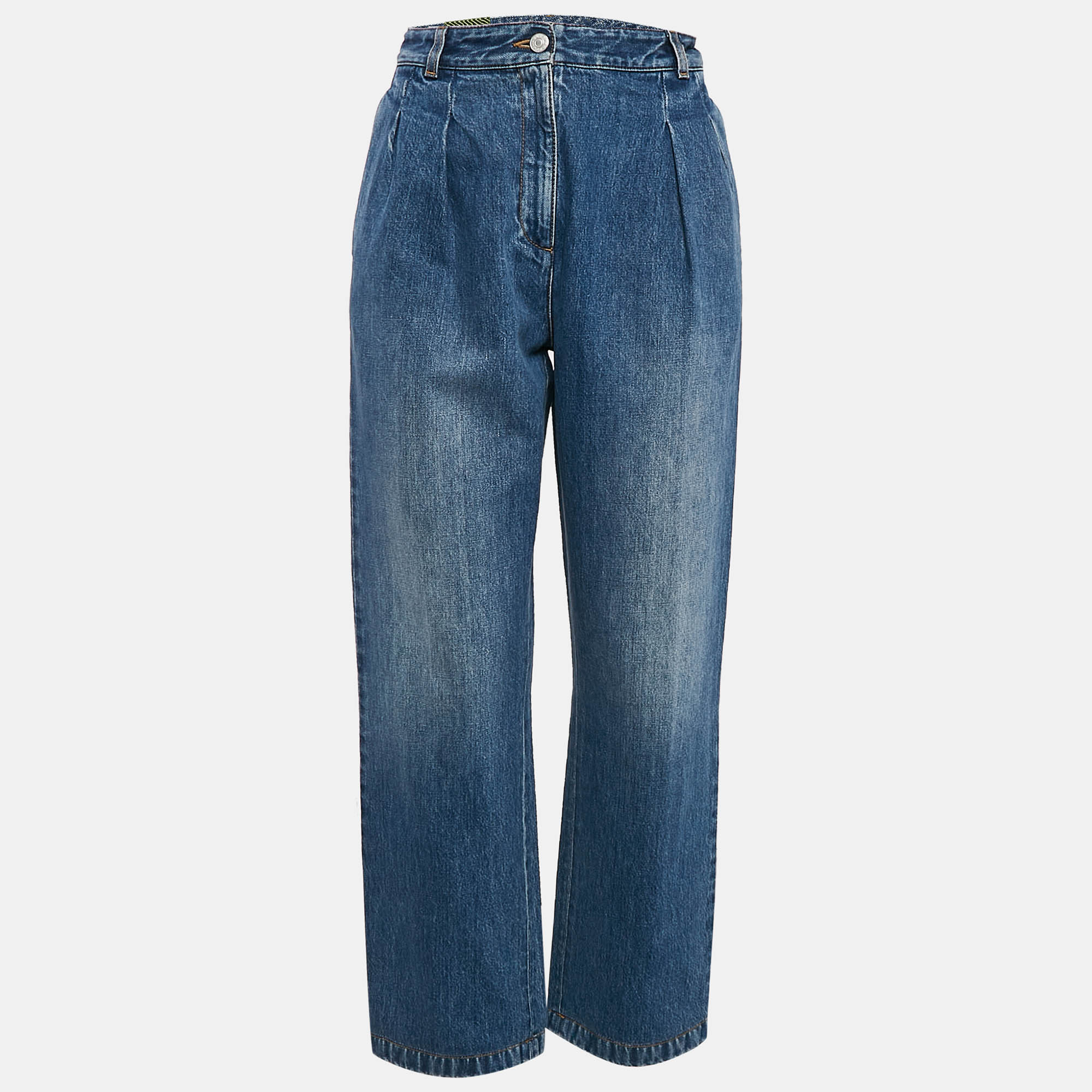 

Gucci Blue Denim Tapered Jeans S Waist 26"