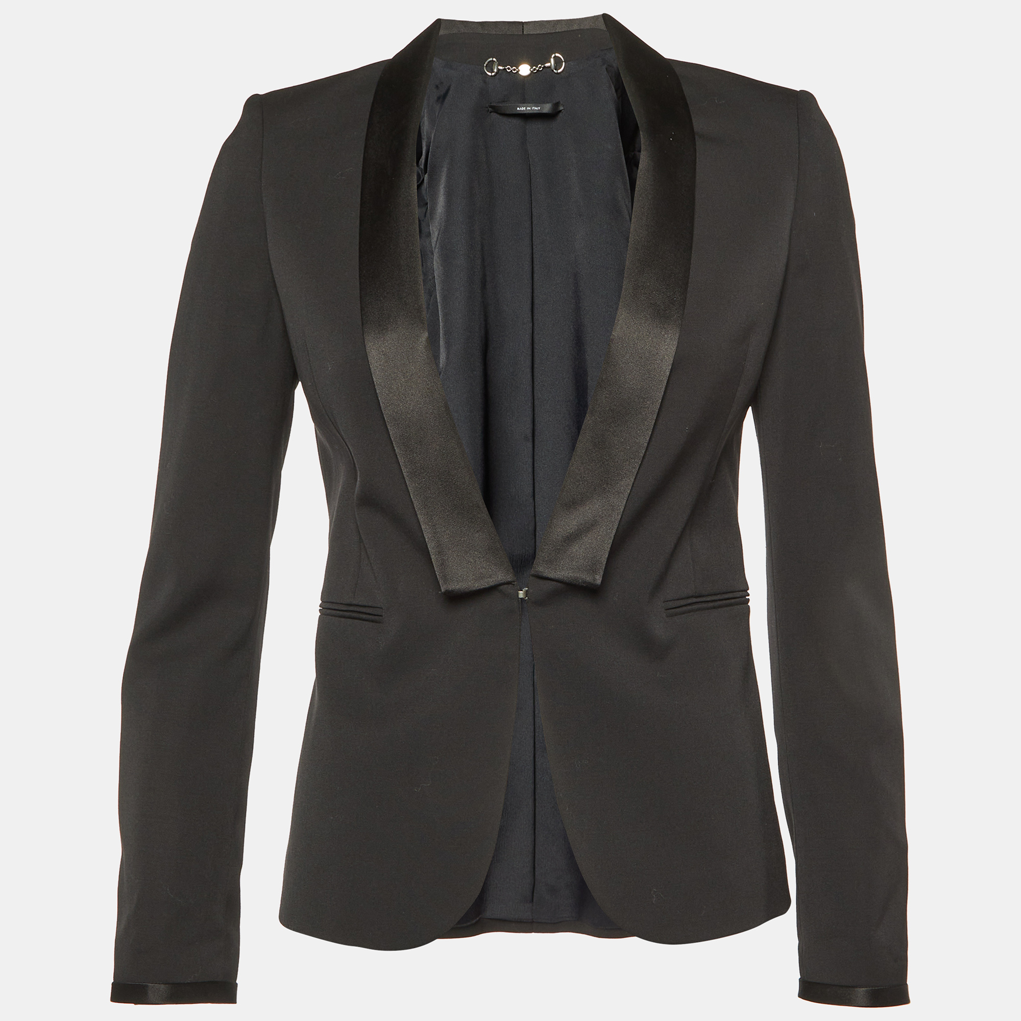 

Gucci Black Wool Tuxedo Blazer S