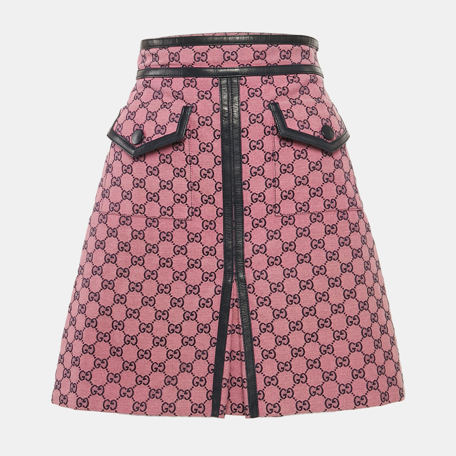 

Gucci Pink GG Cotton Canvas Mini Skirt S