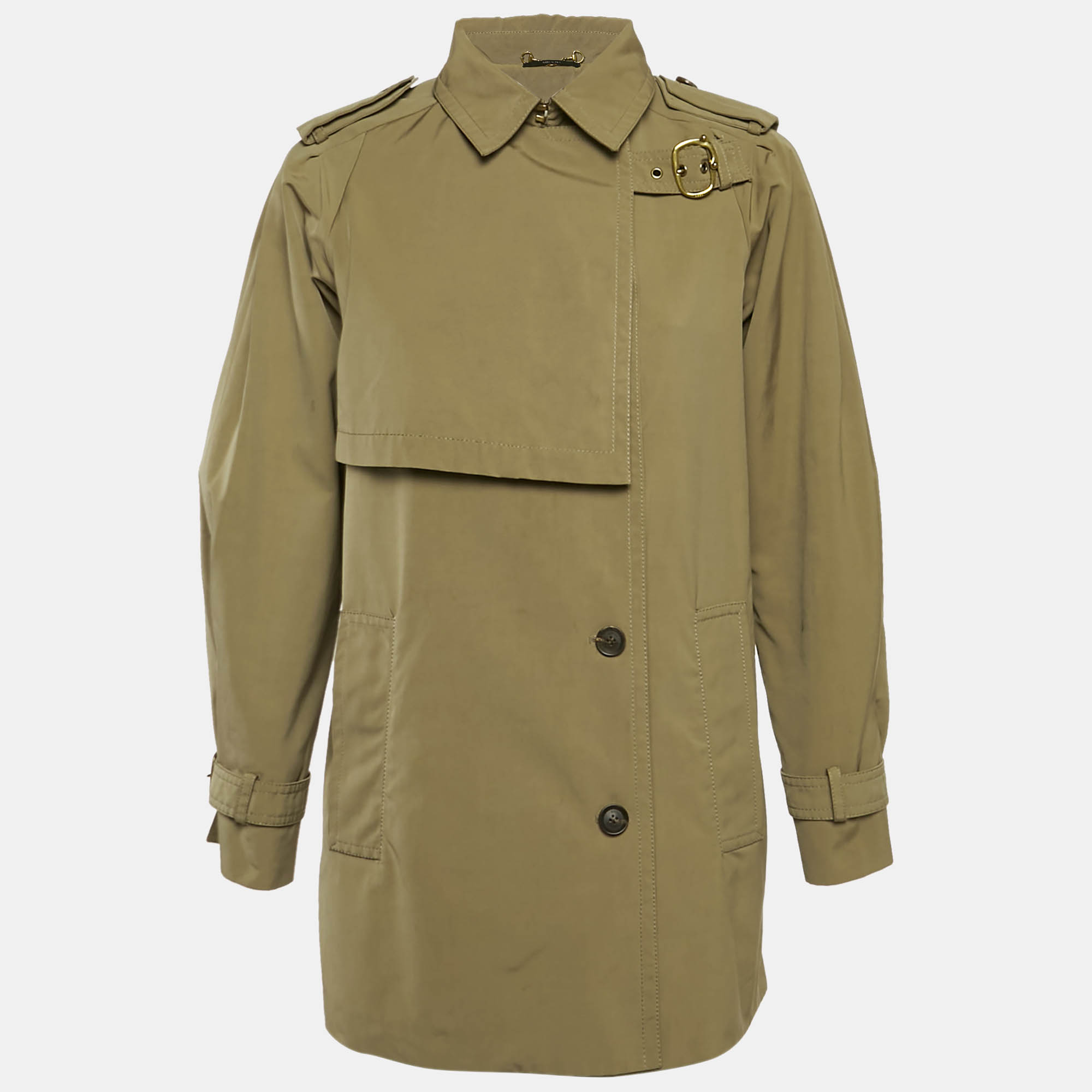 

Gucci Brown Cotton Blend Trench Coat M