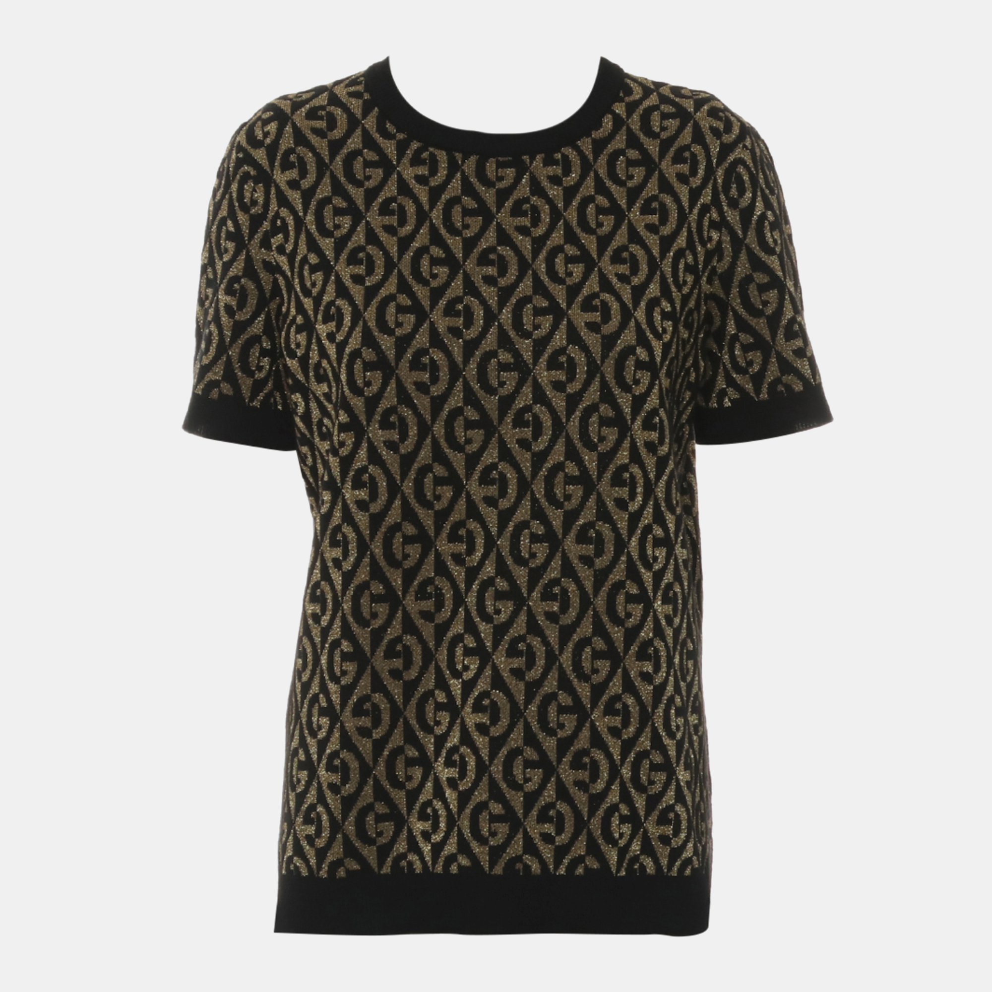 

Gucci GG Pattern Knit Top, Black