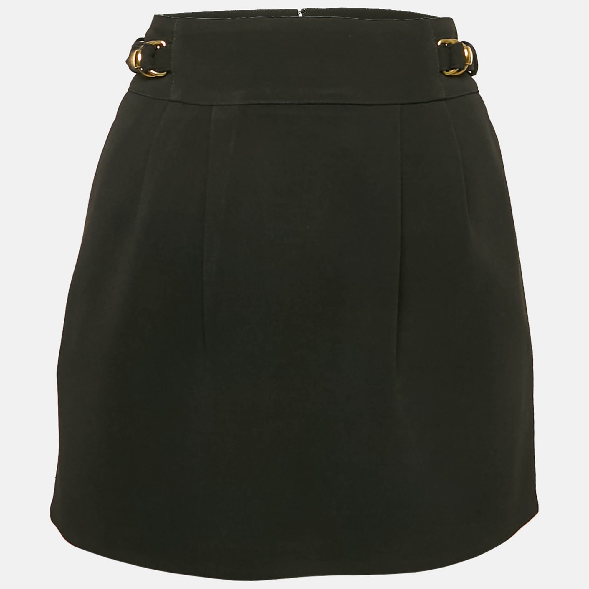 

Gucci Black Crepe Mini Skirt S