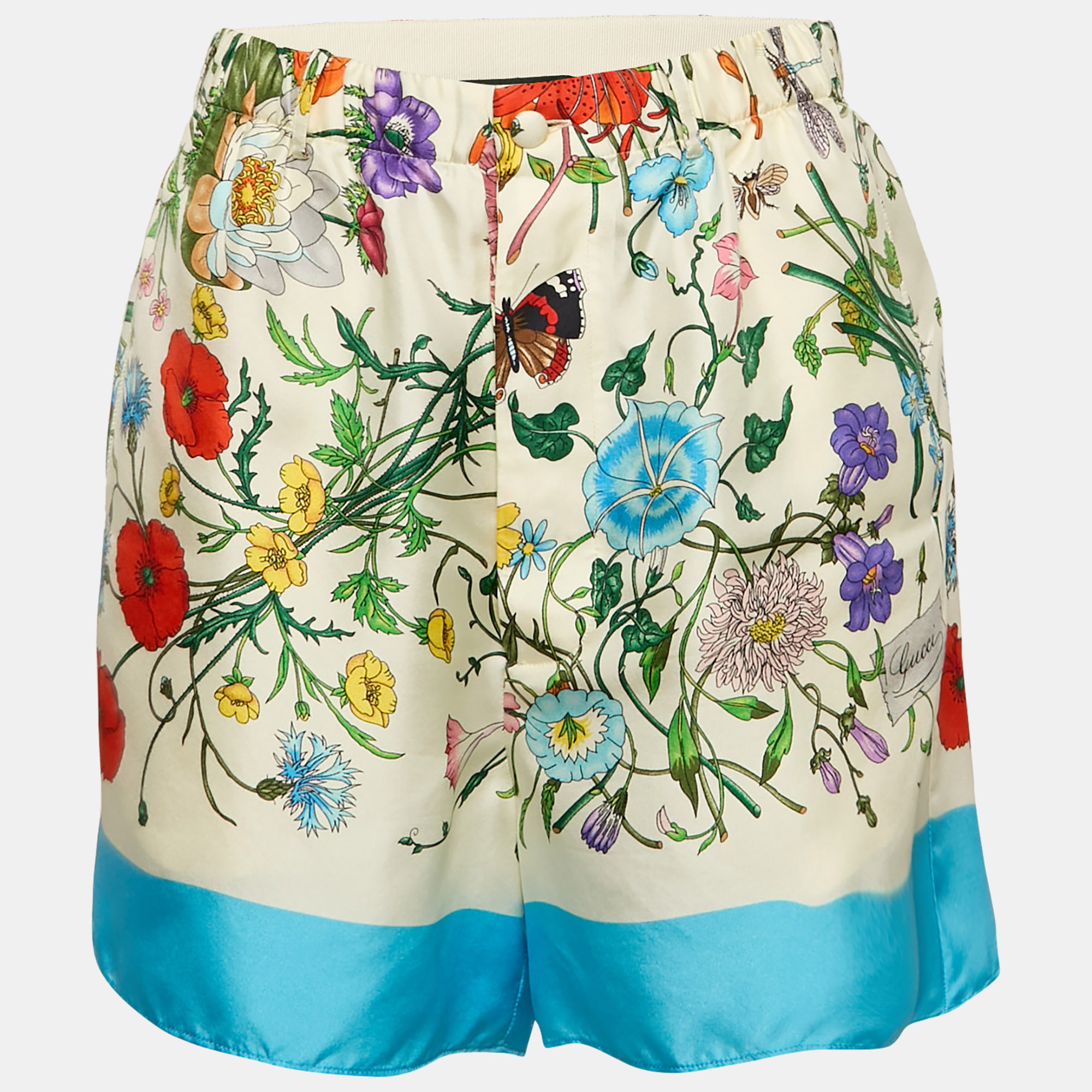 

Gucci Multicolor Printed Silk Shorts S