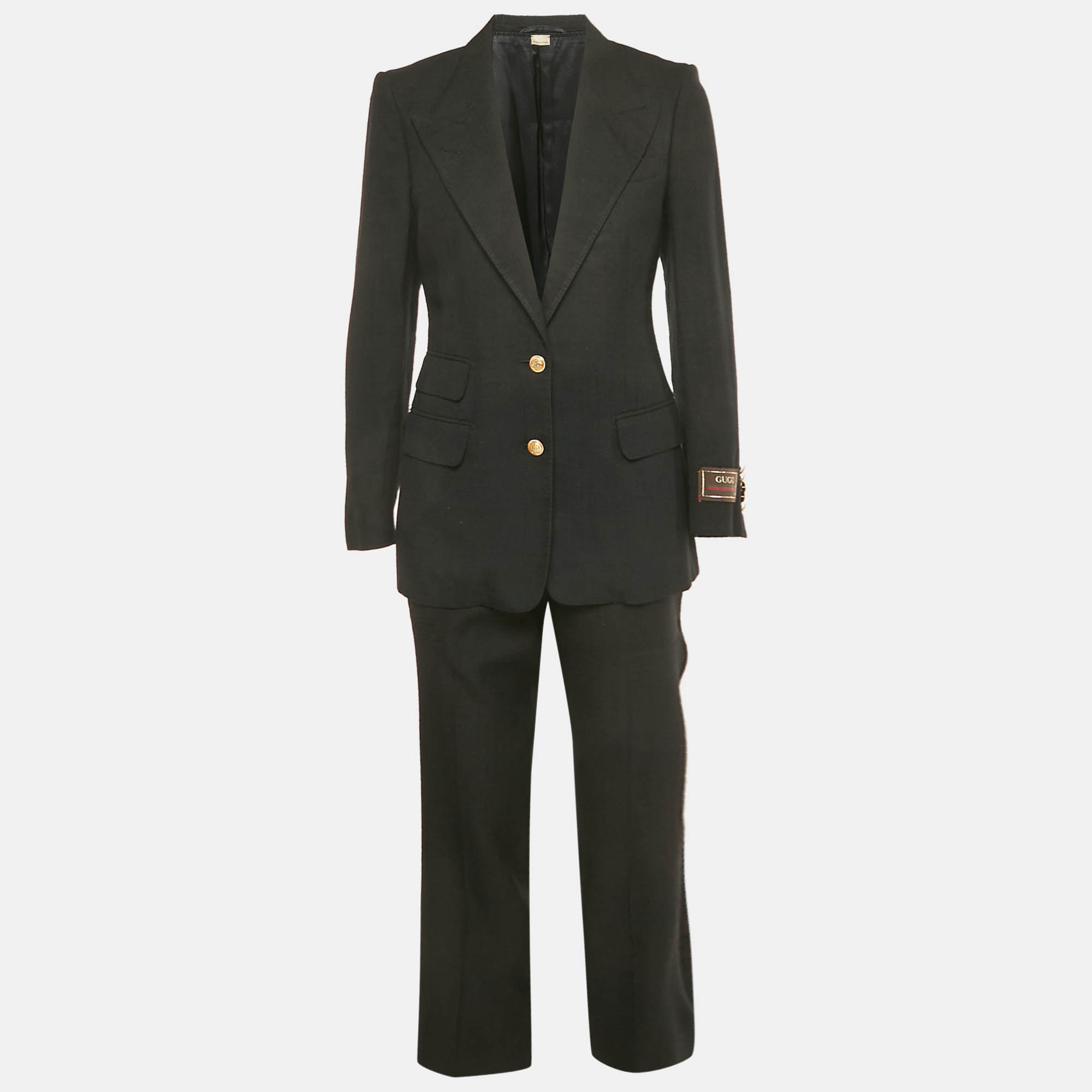 

Gucci Black Viscose Pantsuit S