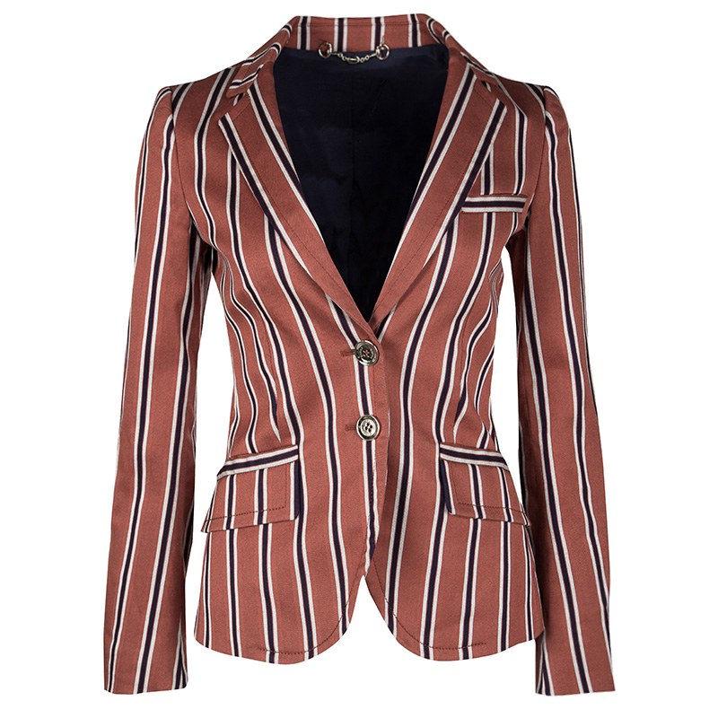 gucci striped blazer