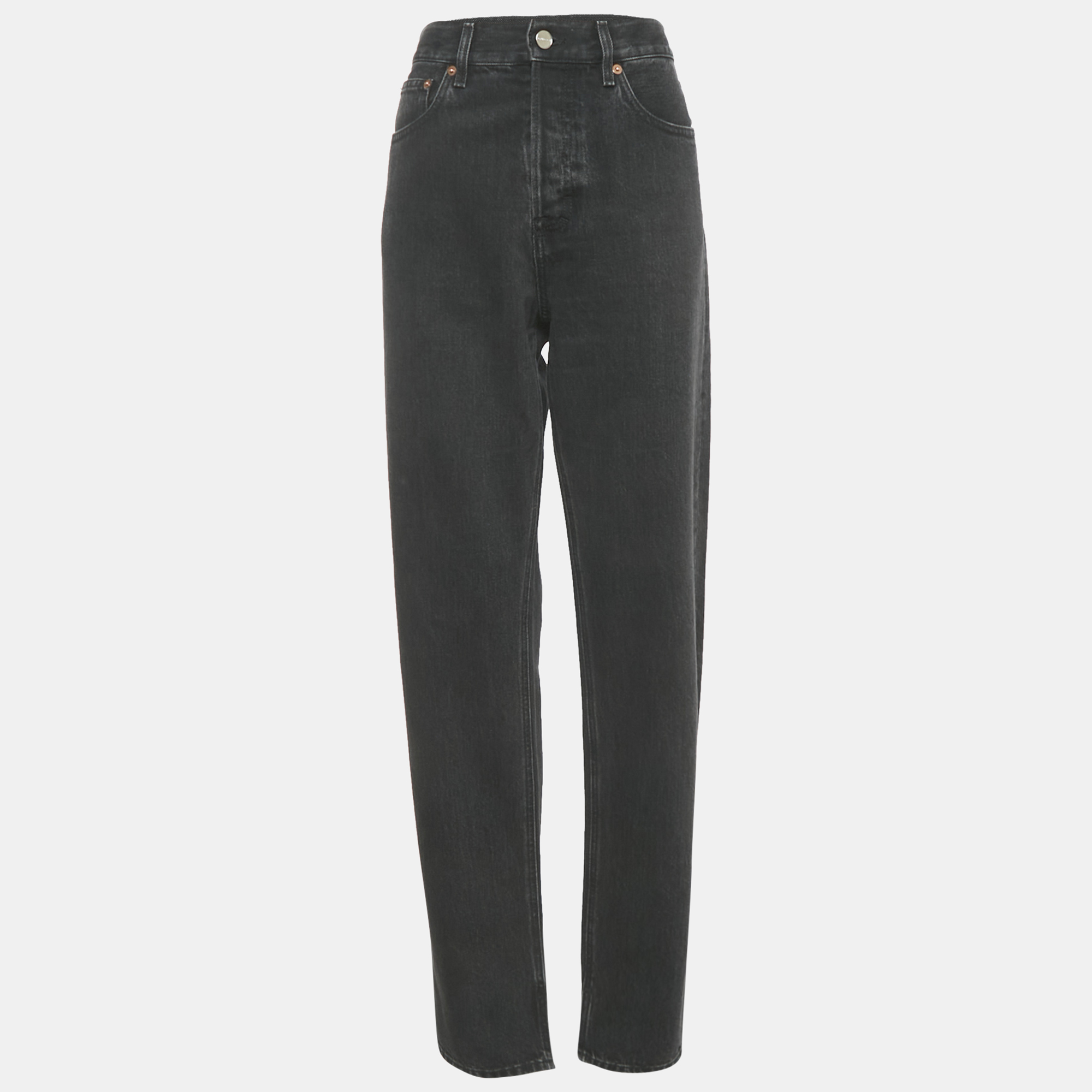 

Gucci Dark Grey Denim 90's Straight Leg Jeans M Waist 32.5"