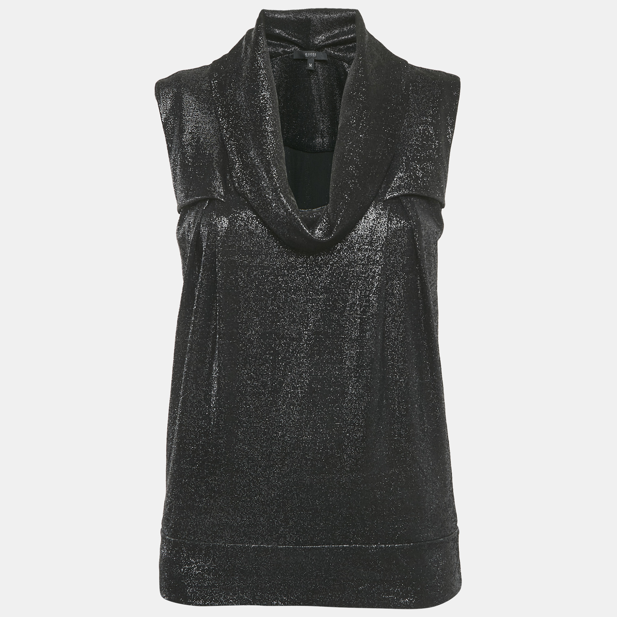

Gucci Black Lurex Sleeveless Top M